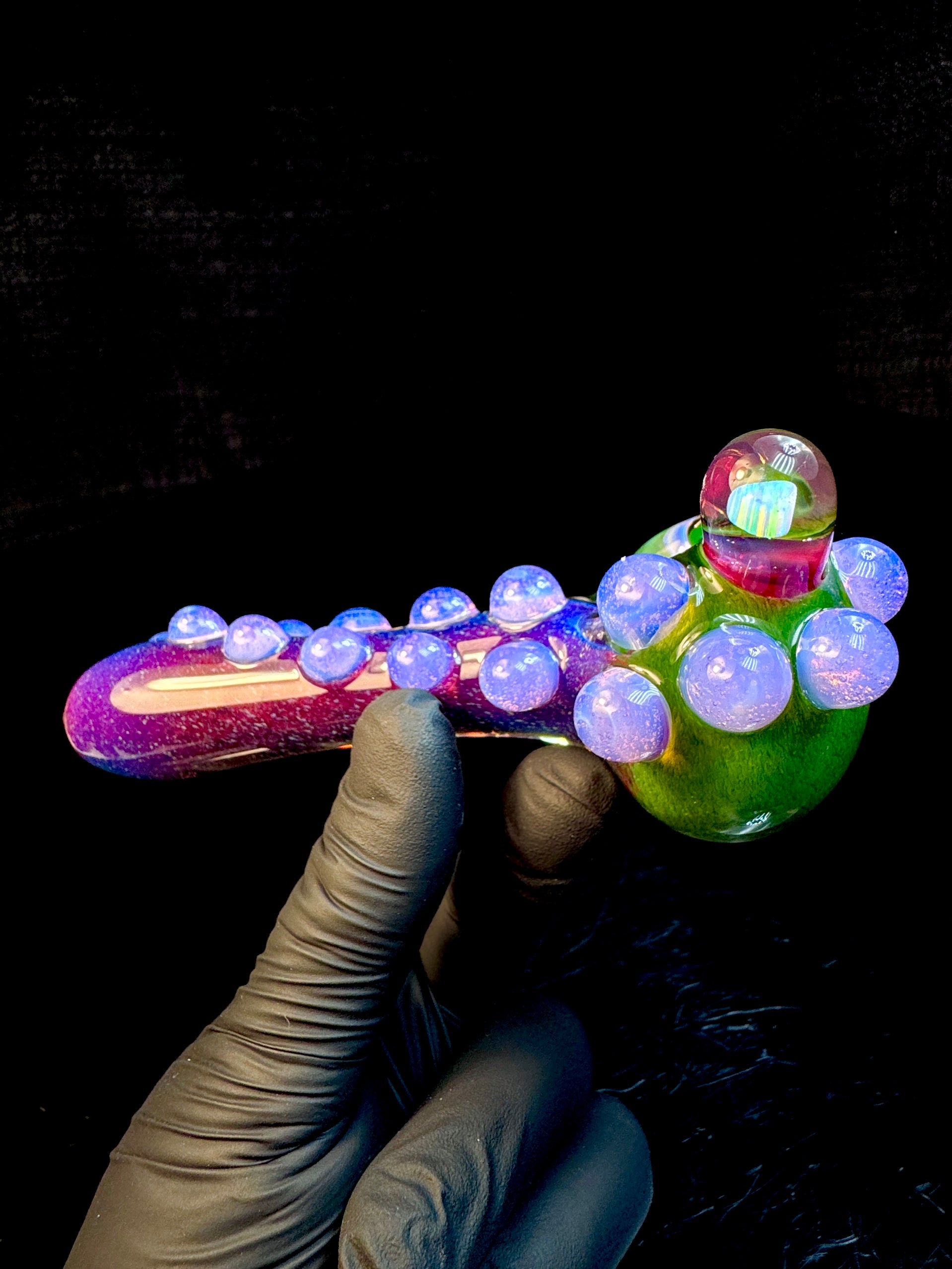 Prime Jade x Midnight magenta opal pipe