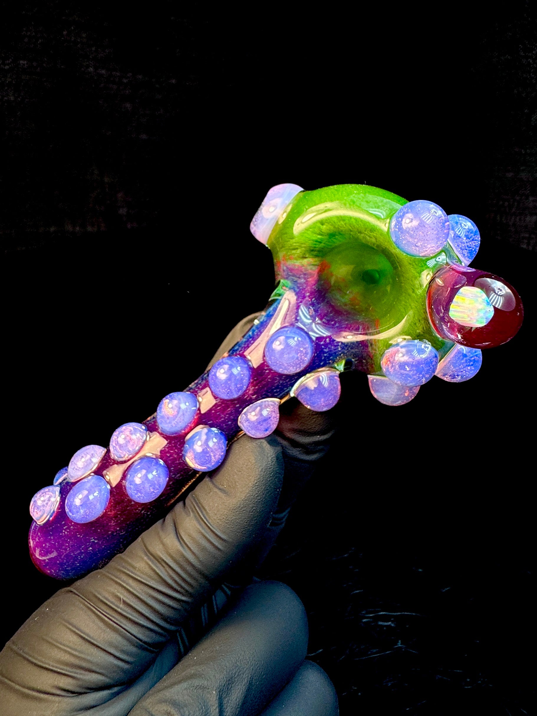 Prime Jade x Midnight magenta opal pipe
