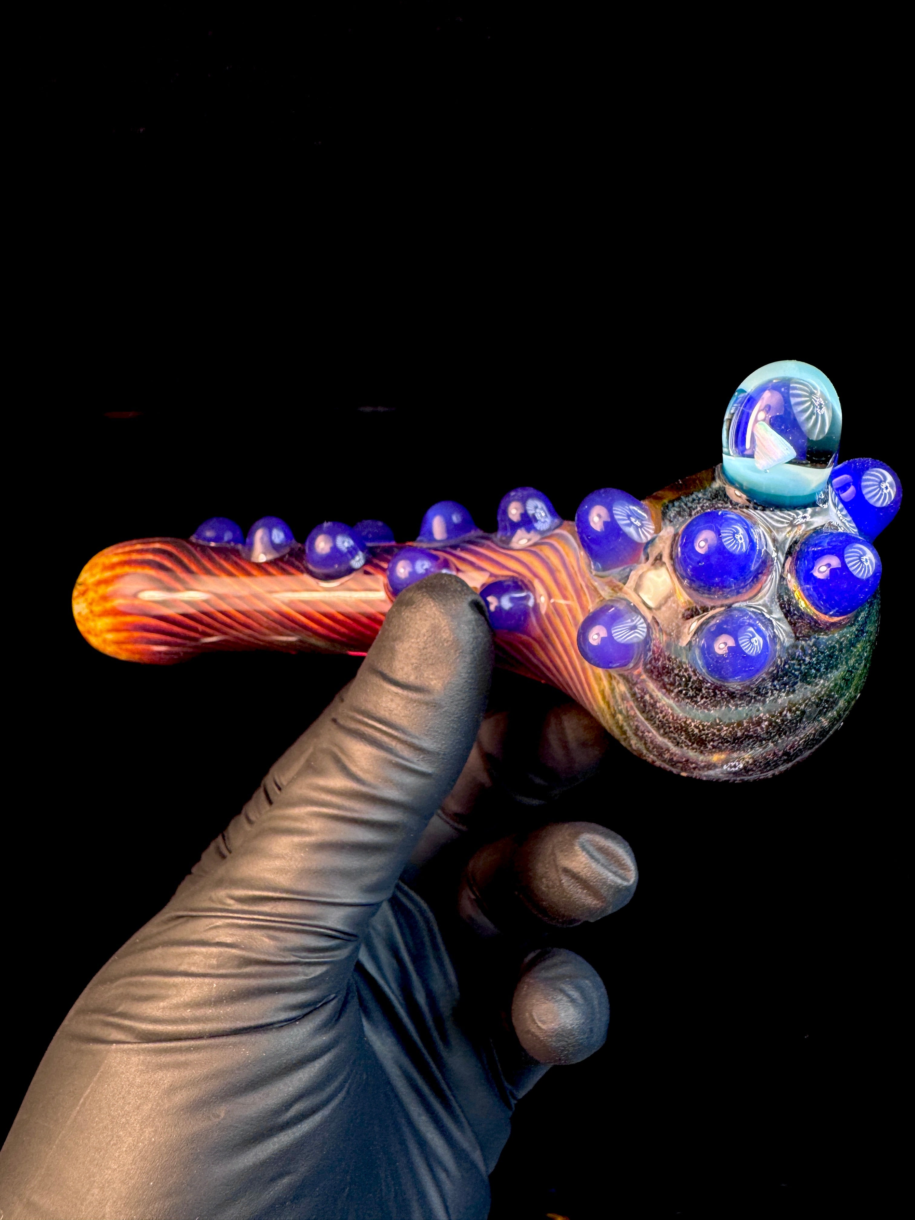 Nebula x burnt fire Striped Opal Pipe