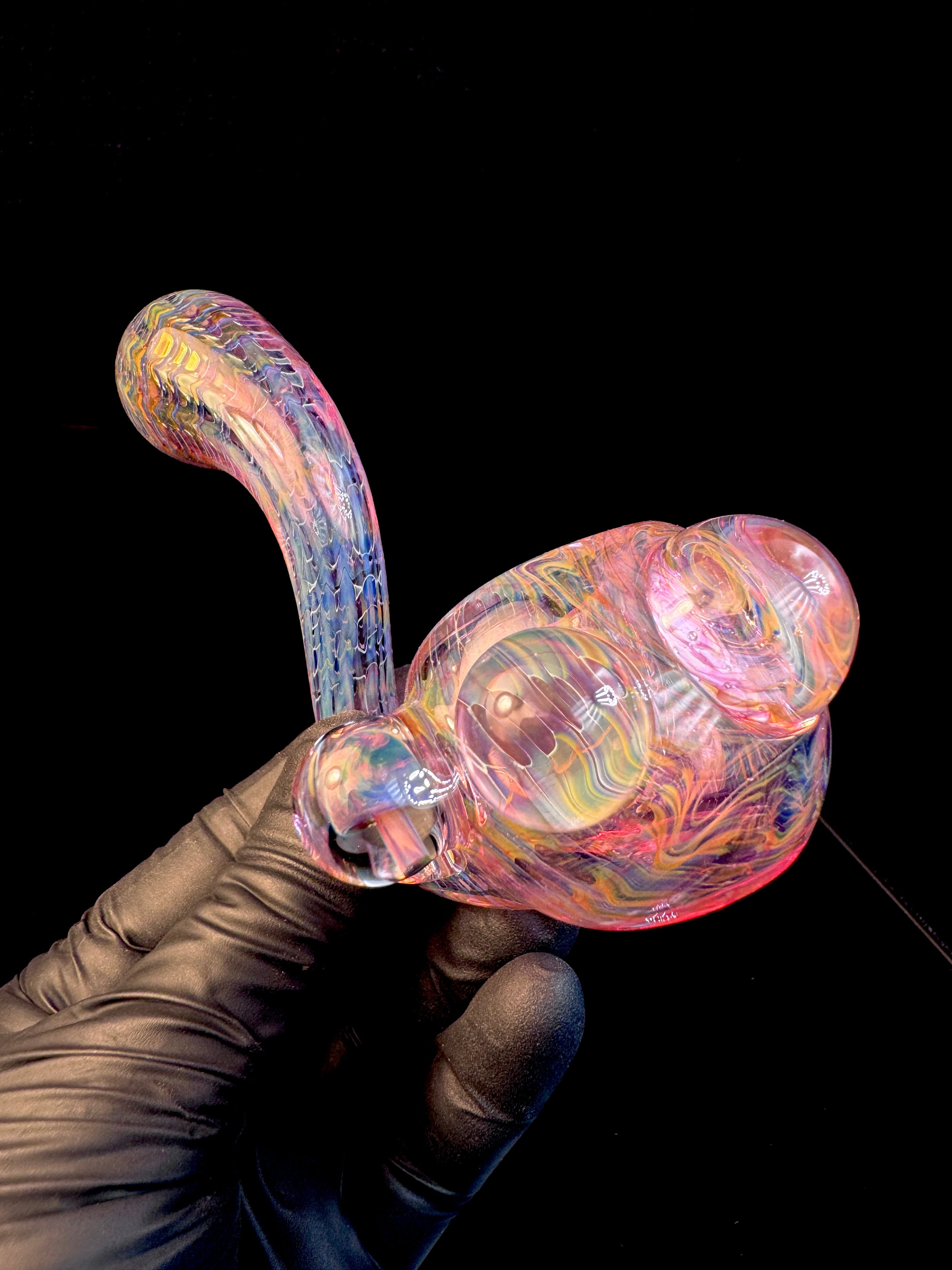 Pink gold dark web mushroom bendy
