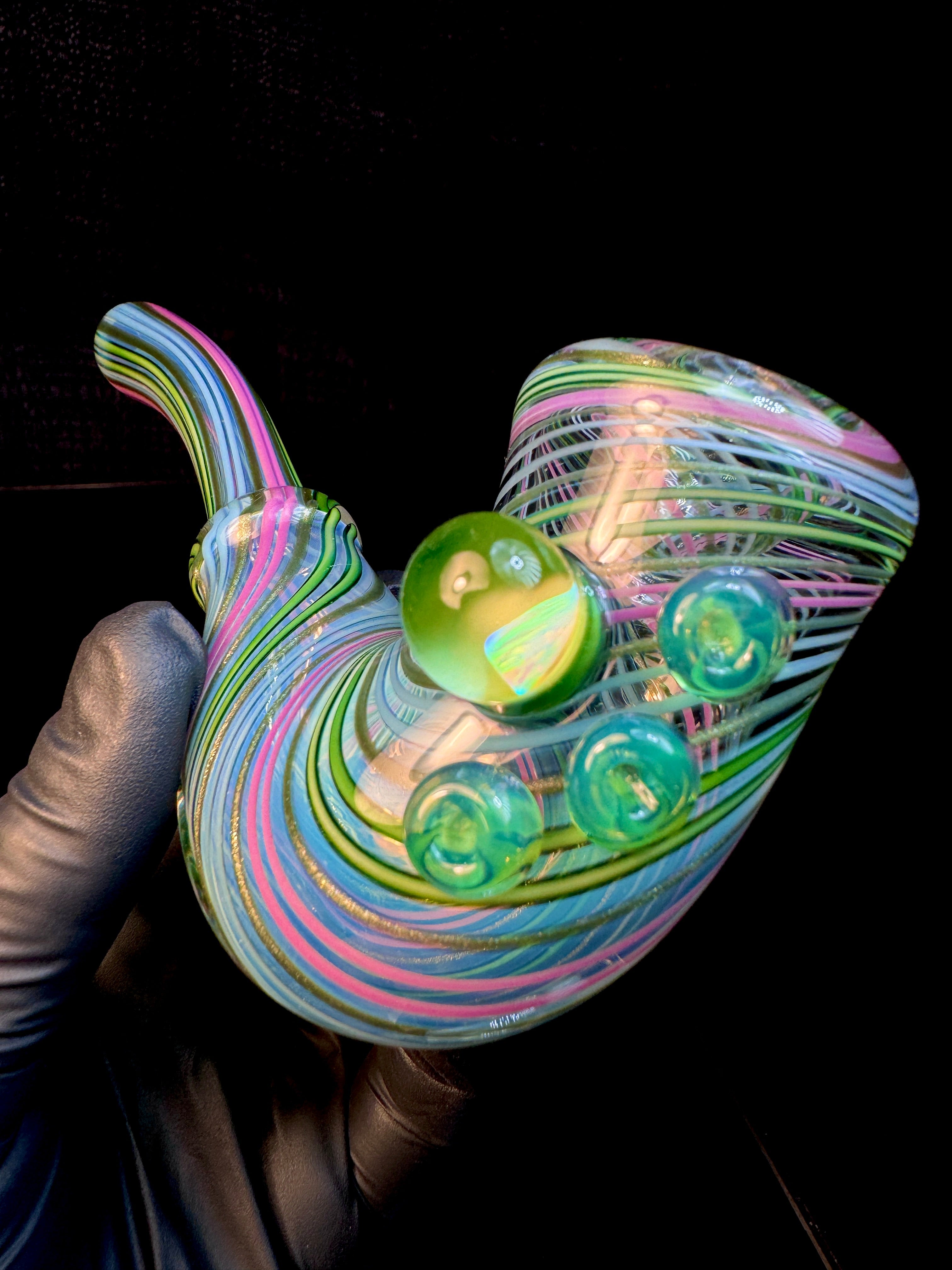 Fumed linework opal lock