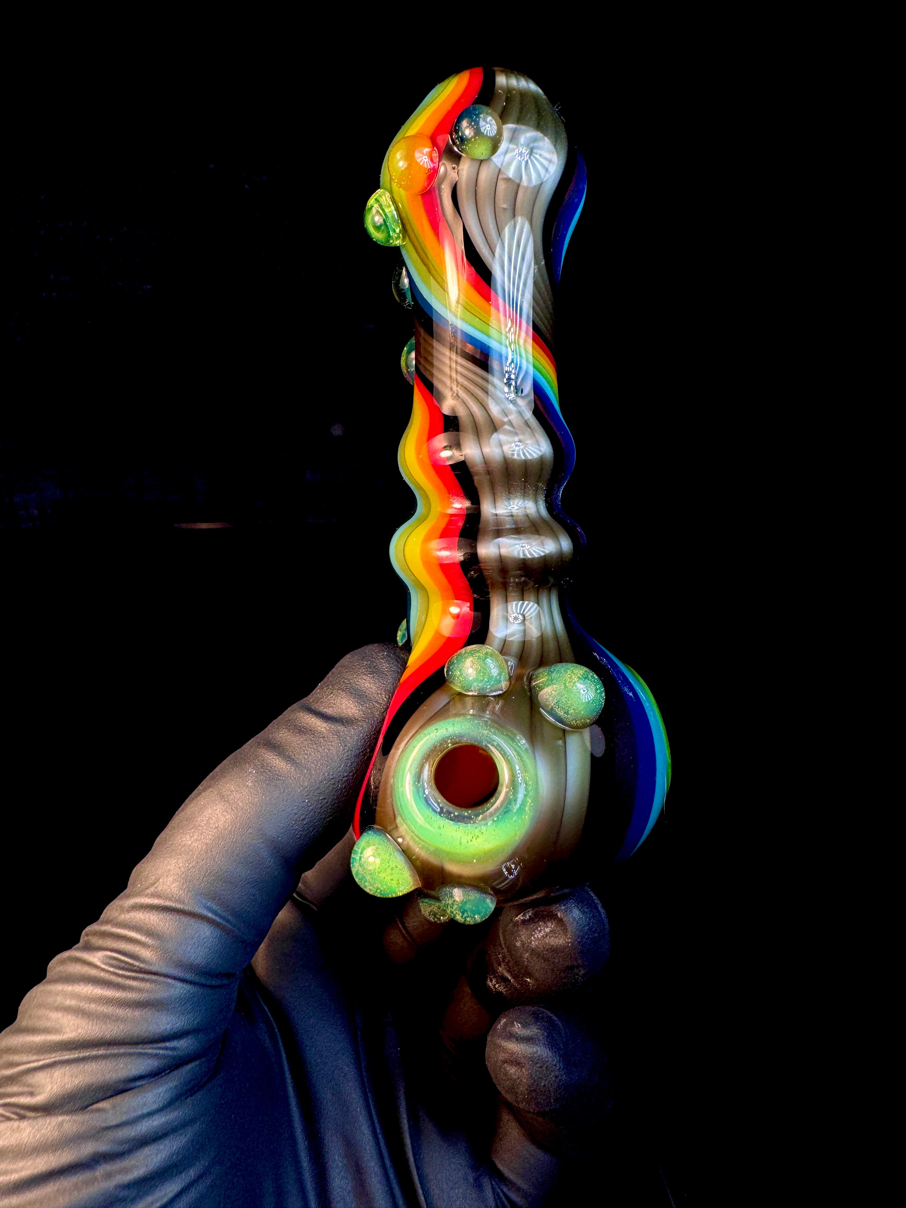 Bronze Leprechaun opal pipe