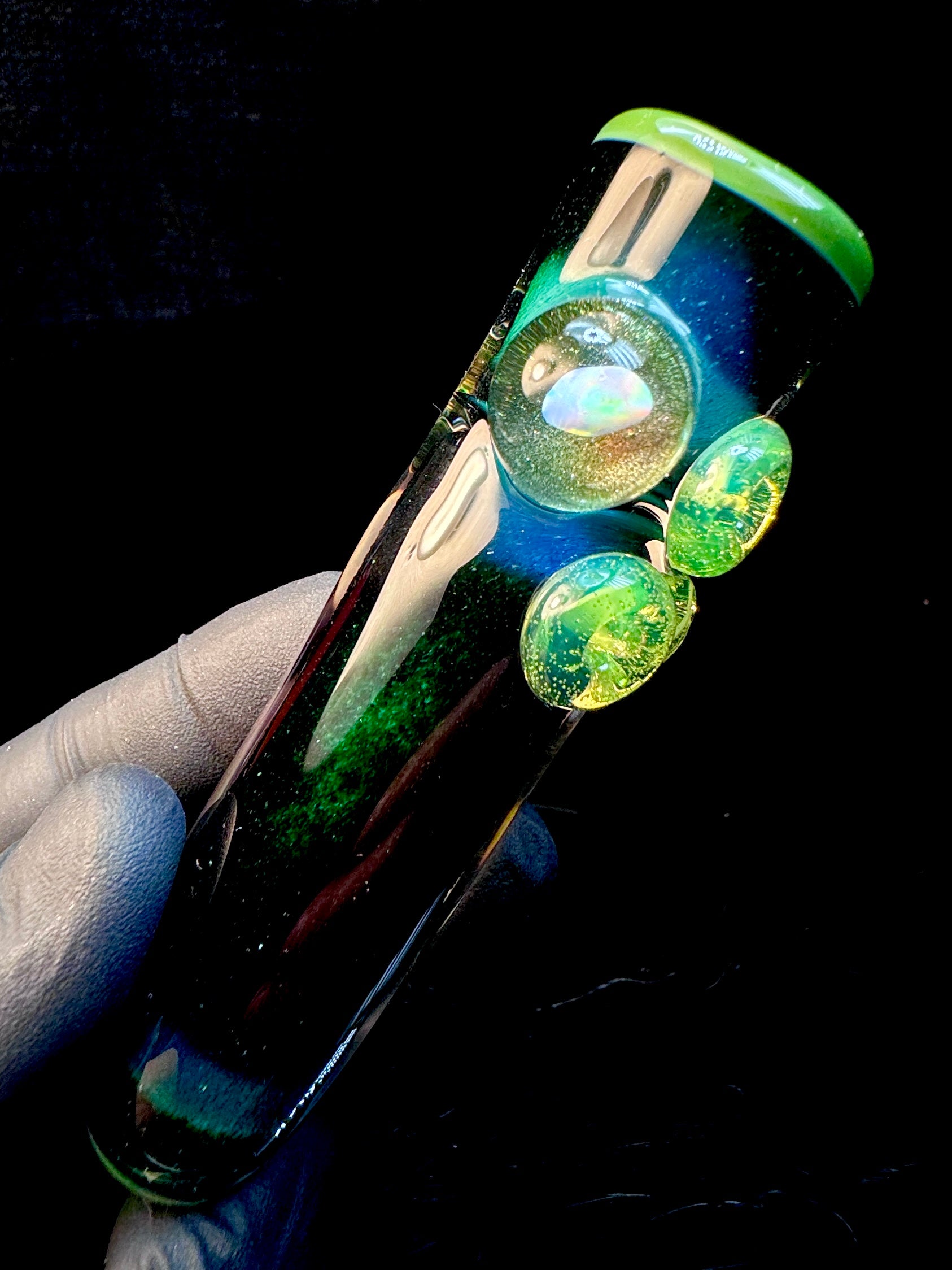 Experimental green x slyme opal Brickhouse chillum