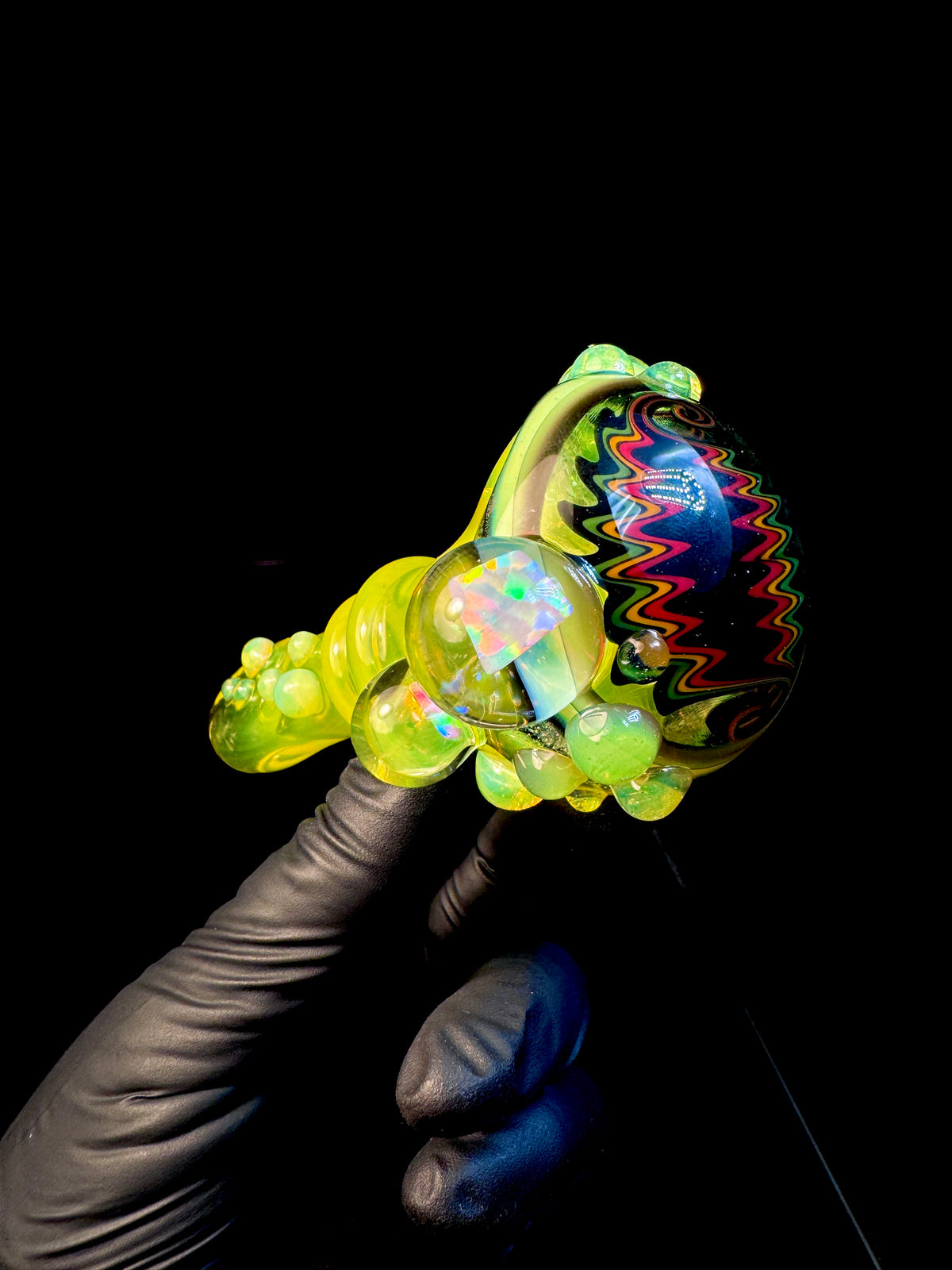 Wigwag opal pipe