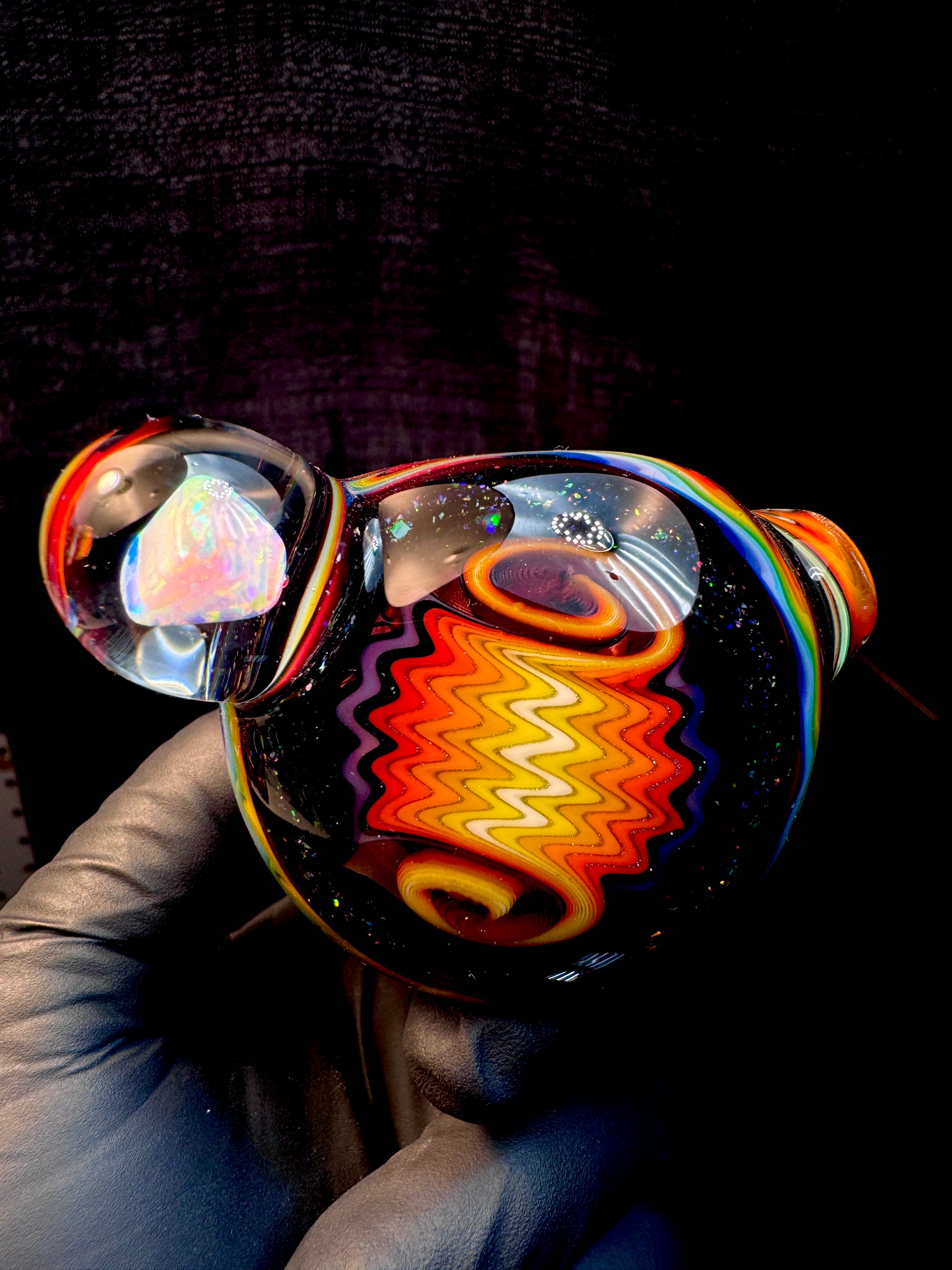 Wigwag opal pipe