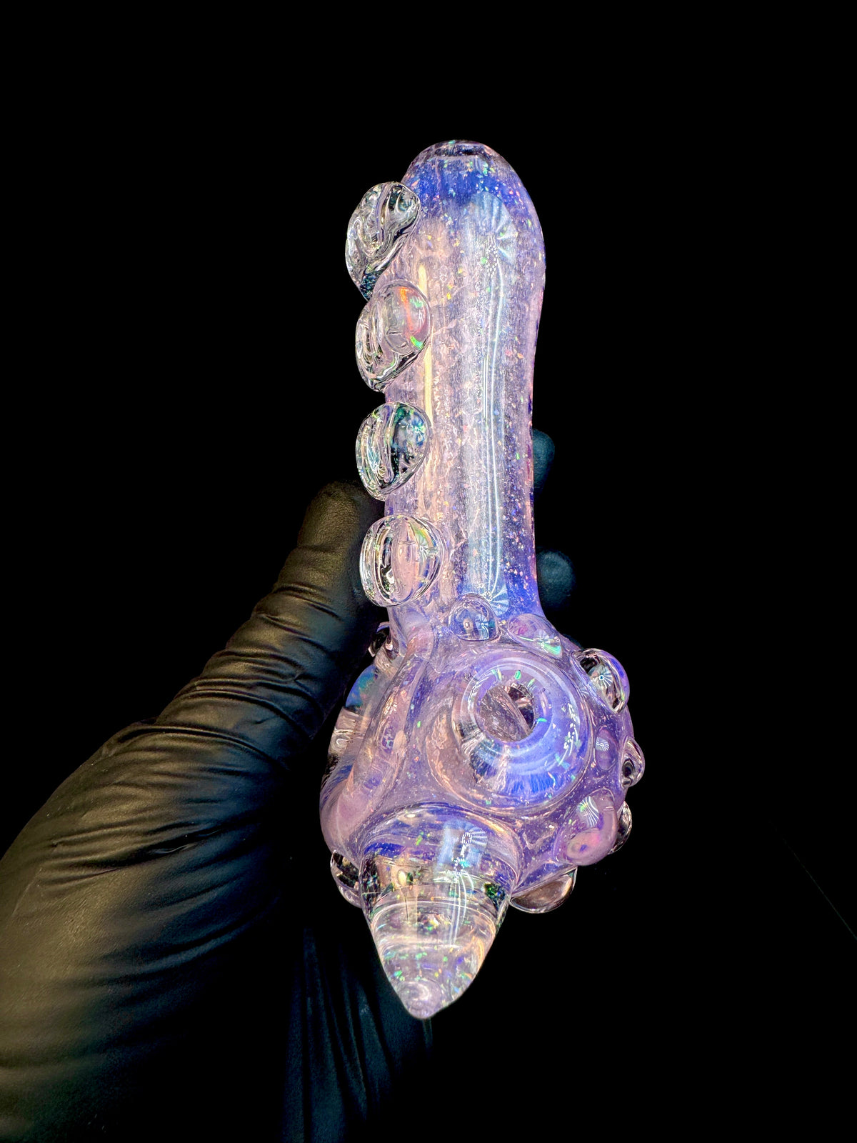 Cat ears dichroic cropal opal pipe