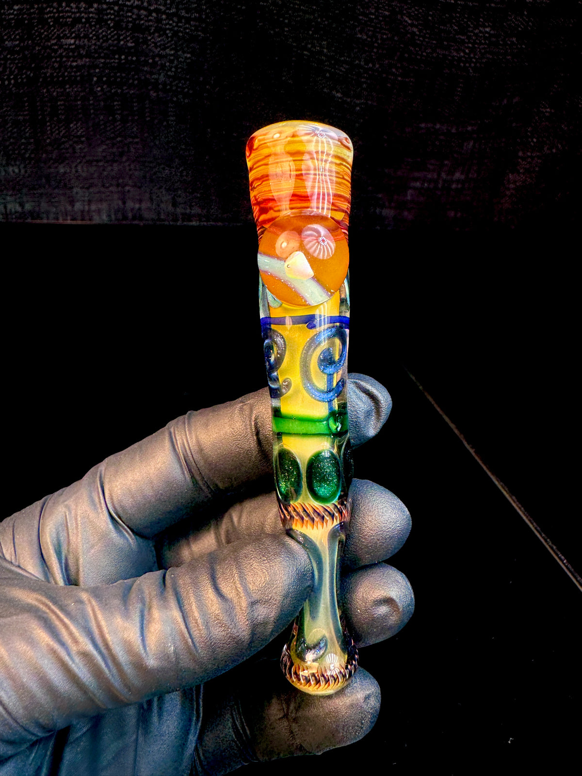 Gold fumed inside out bat