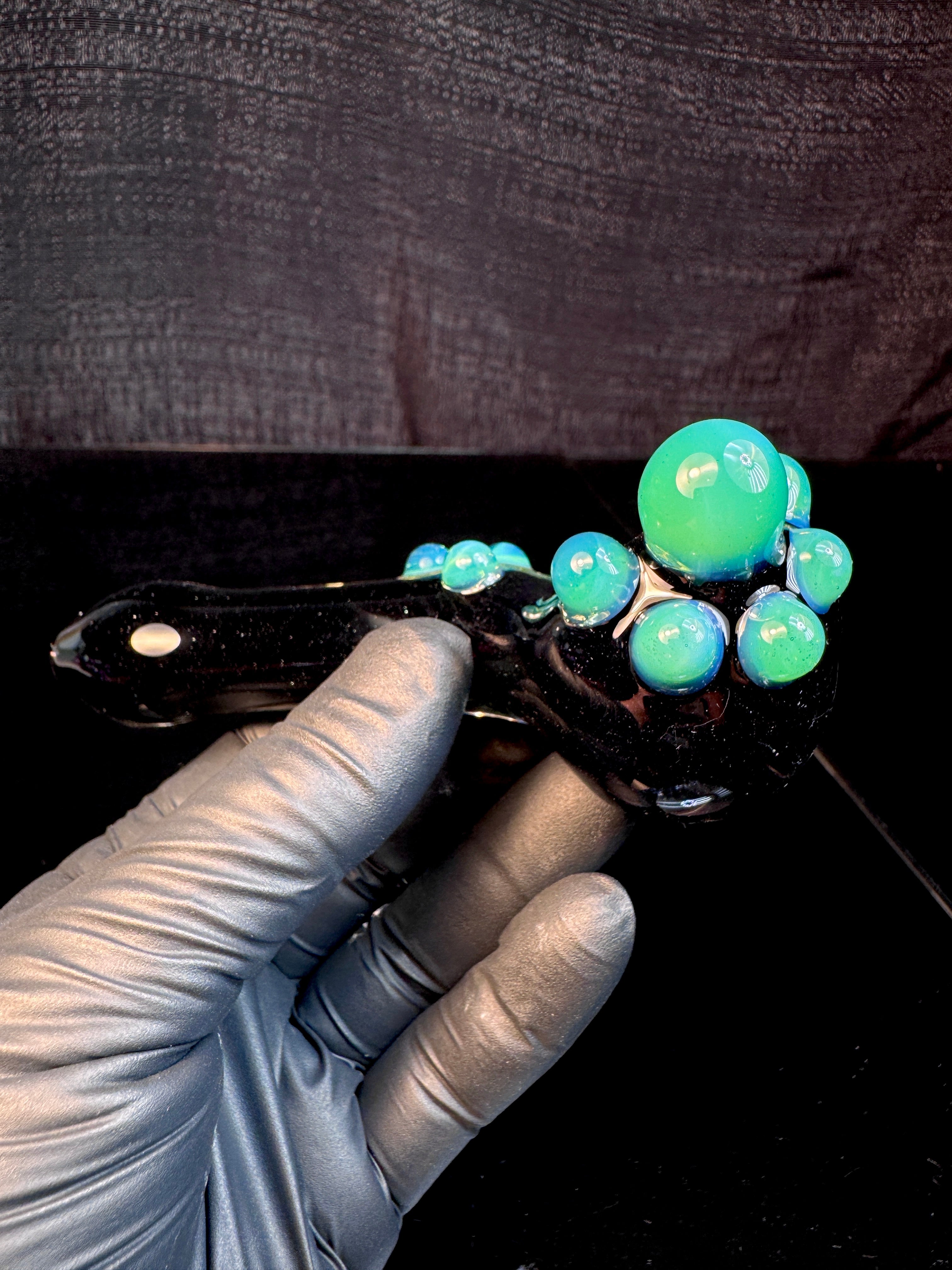 Jet black x dense slyme premium dot spoon