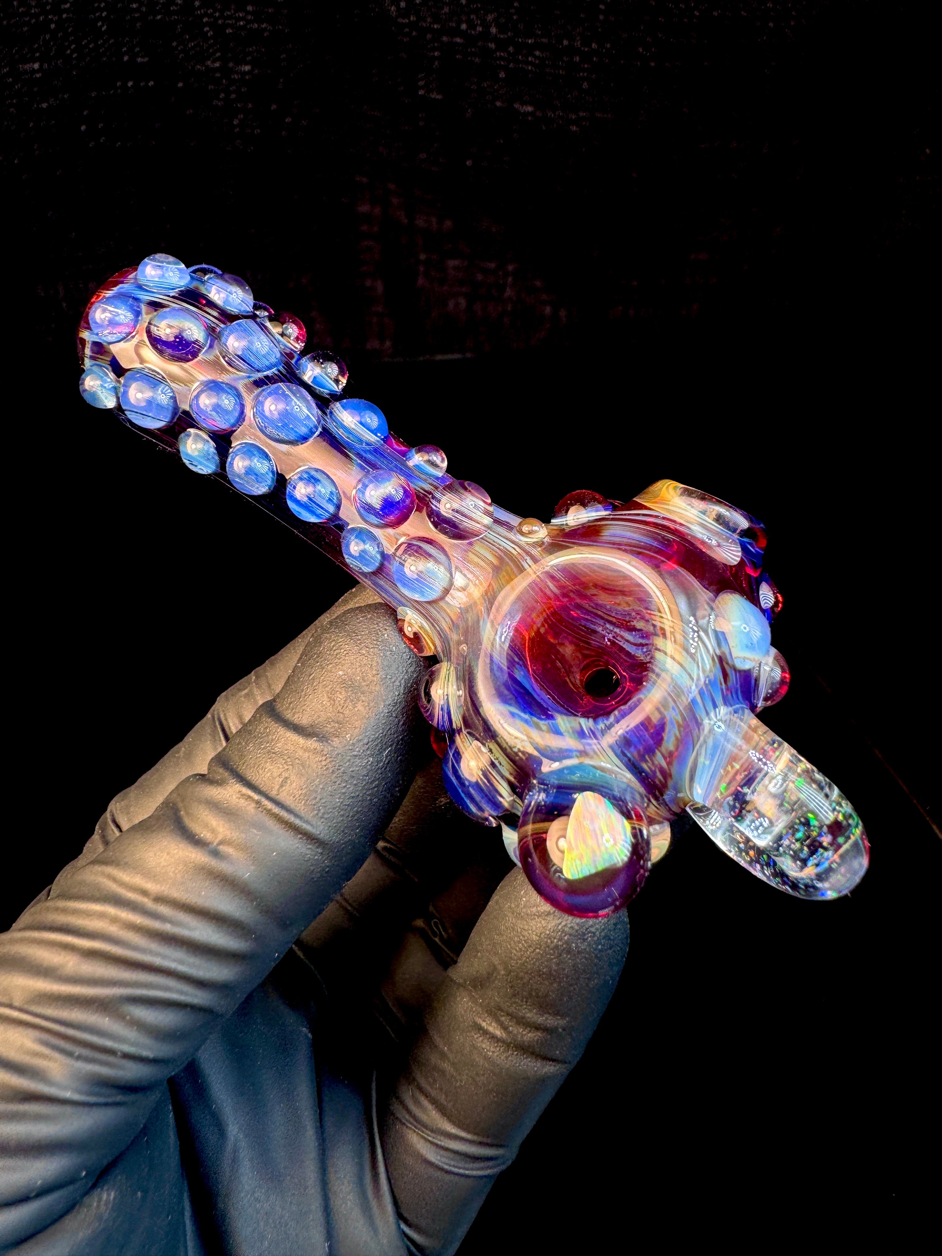 Amber purple pendy