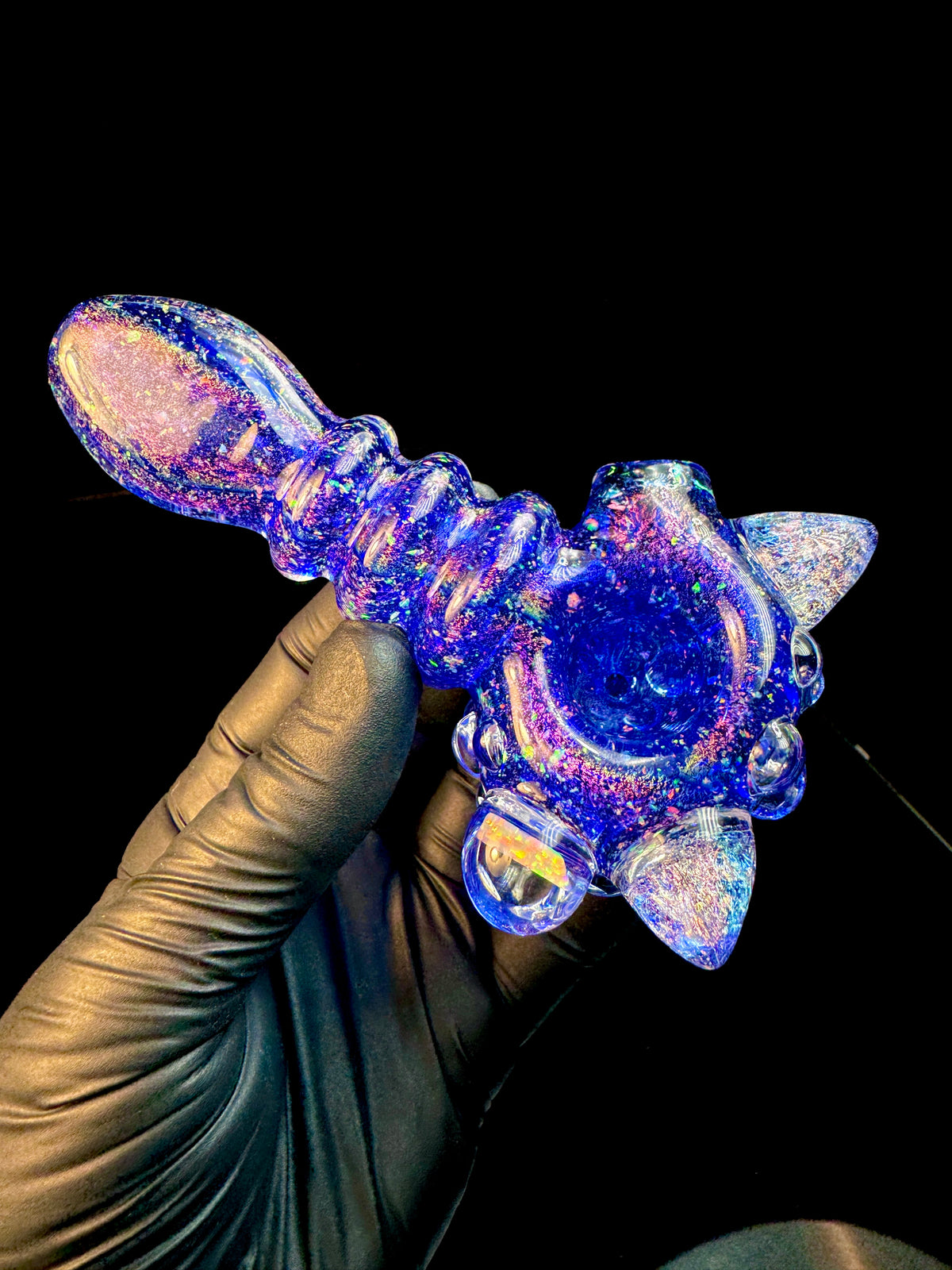 Cat ears dichroic cropal opal pipe