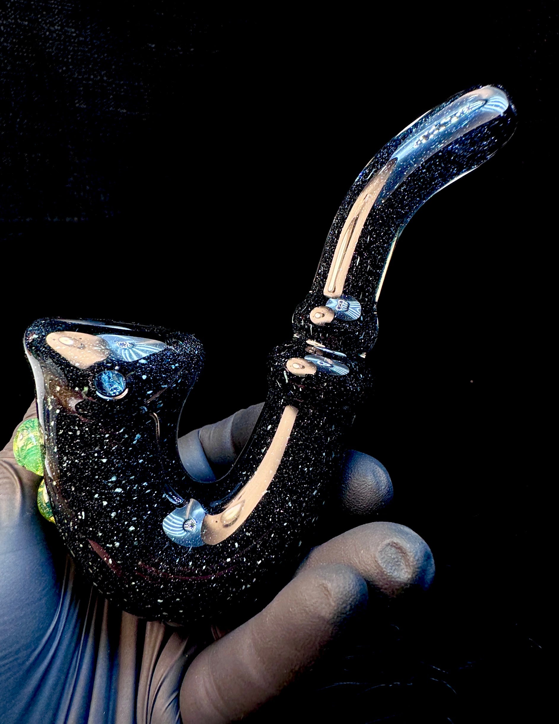 Jet black x slyme opal lock