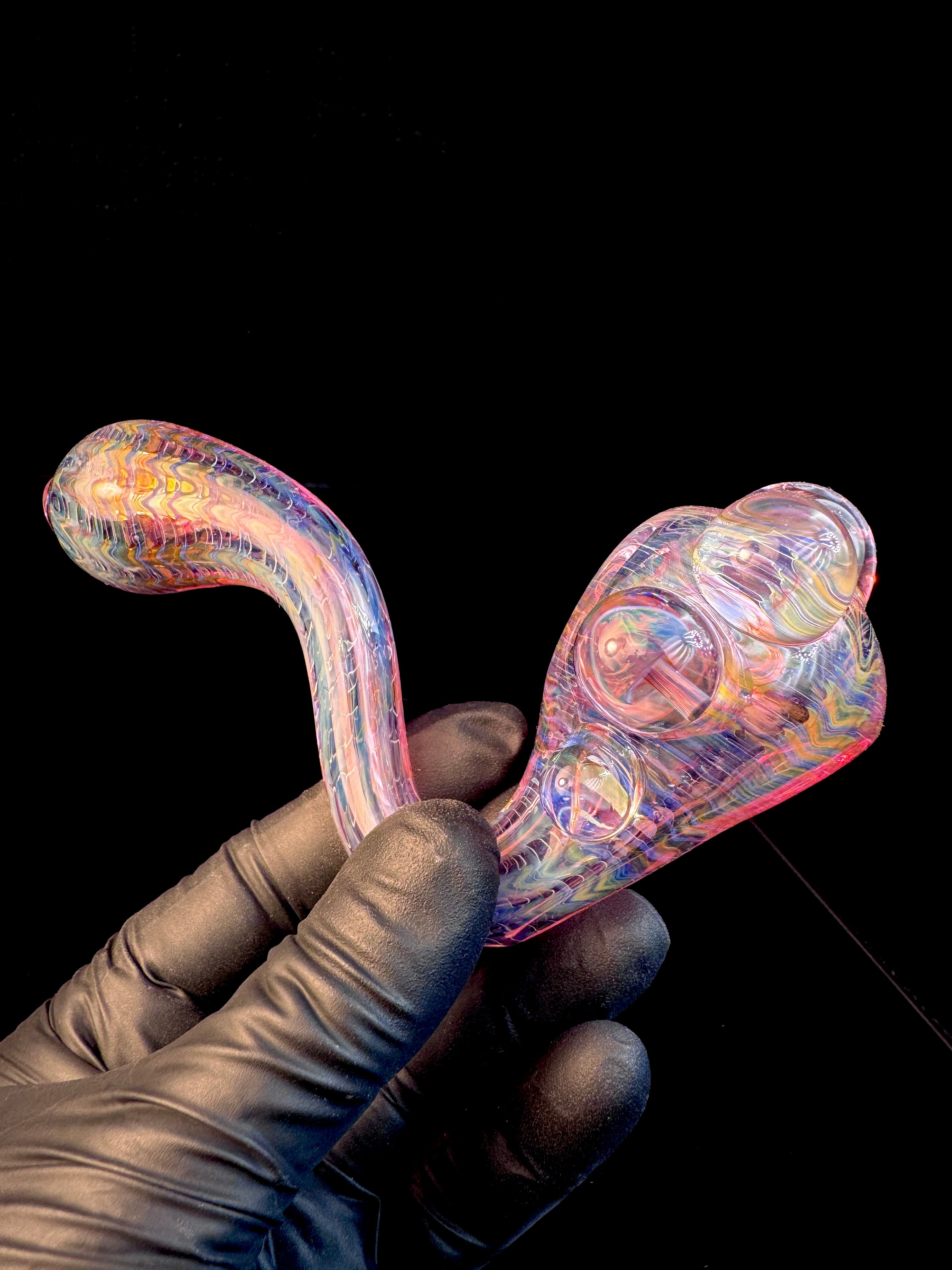 Pink gold dark web mushroom bendy
