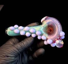 Load image into Gallery viewer, Ap x Aqua chunky monkey opal pipe
