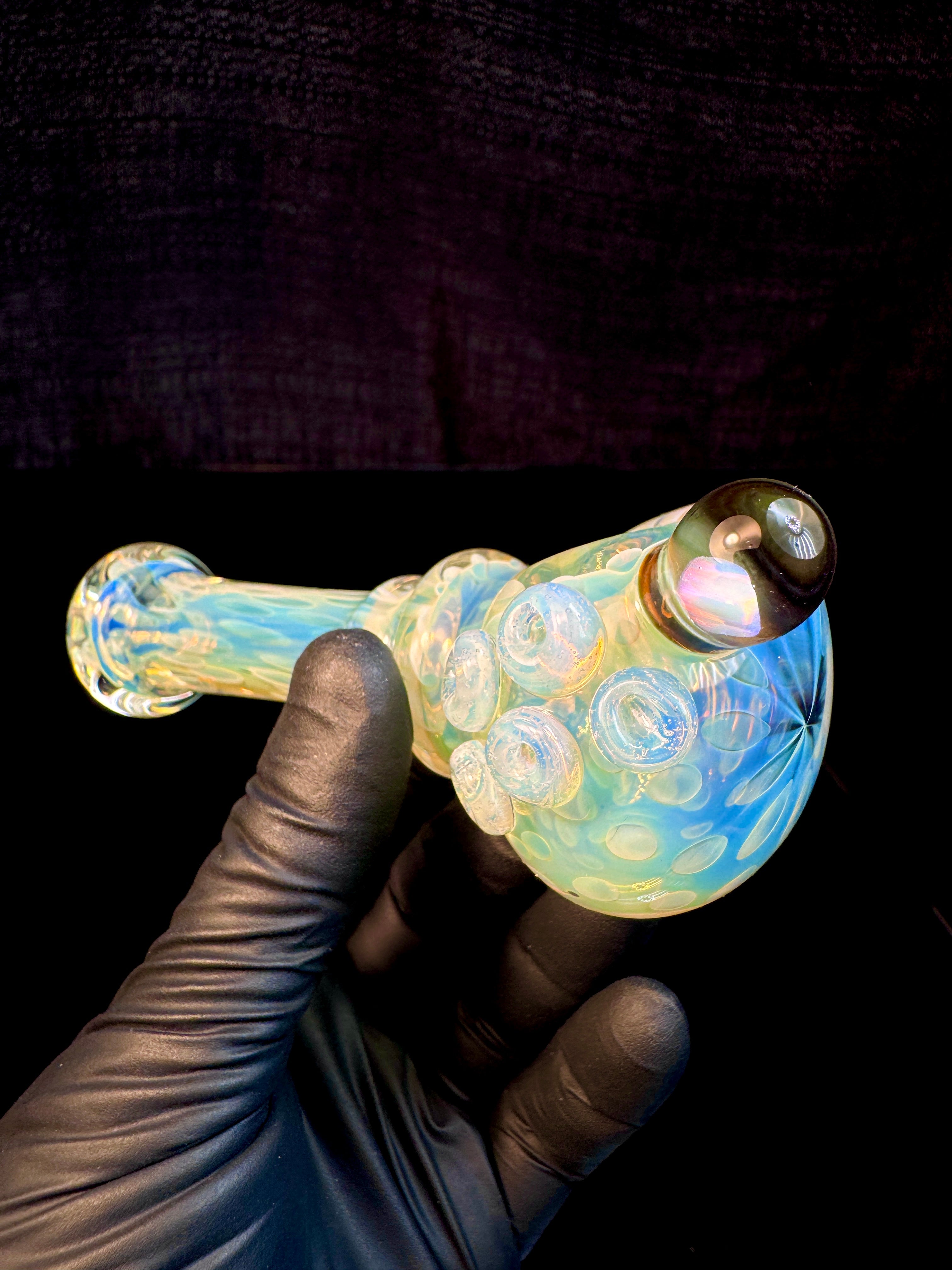 Silver Fume opal spoon x secret white