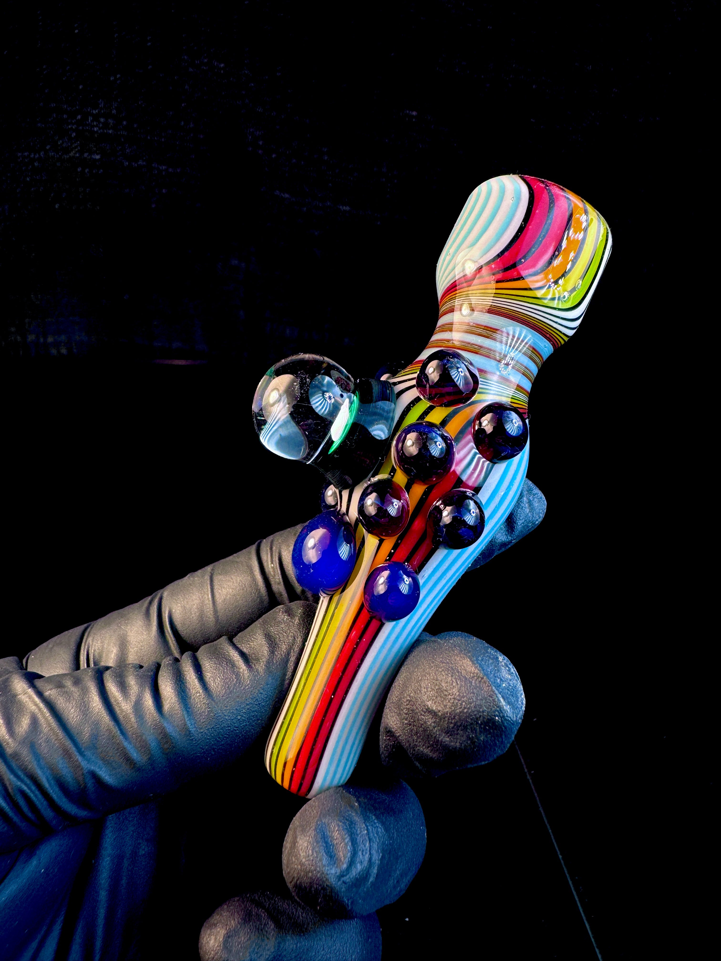 Fire fade opal chillum