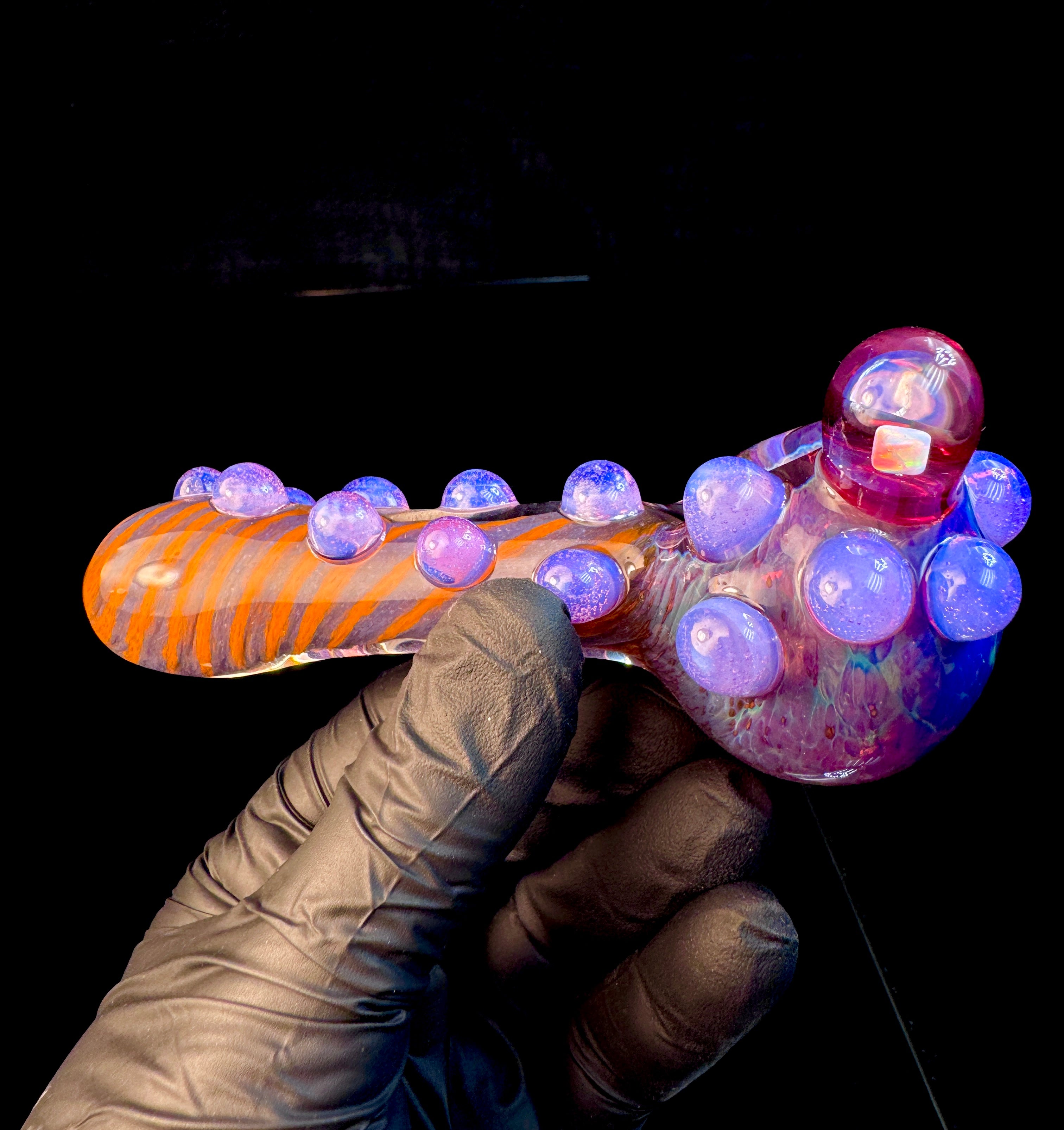 Ap x Lava-Purple urple striped opal pipe