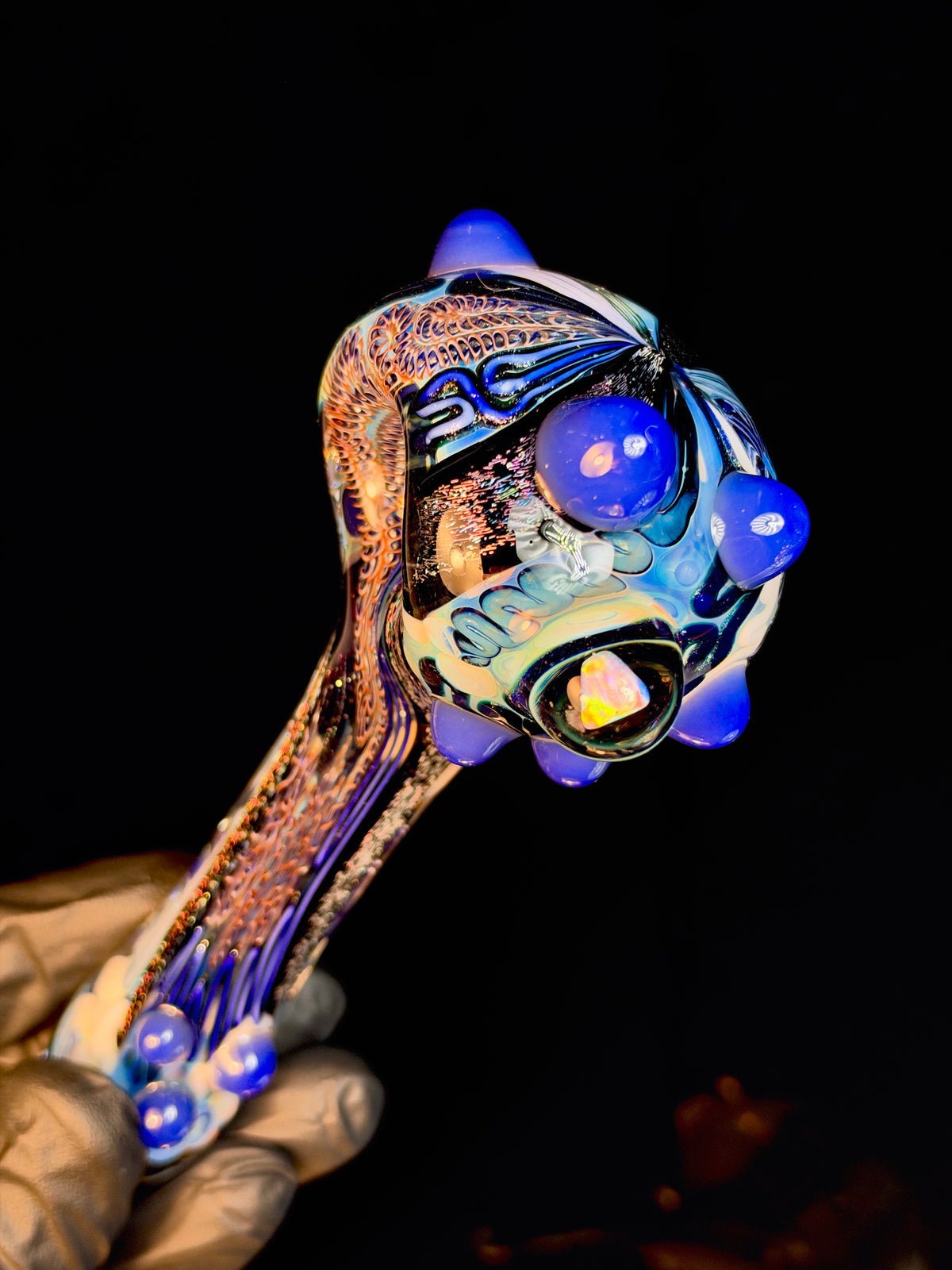 Dichro Banded Fume Premo Spoon