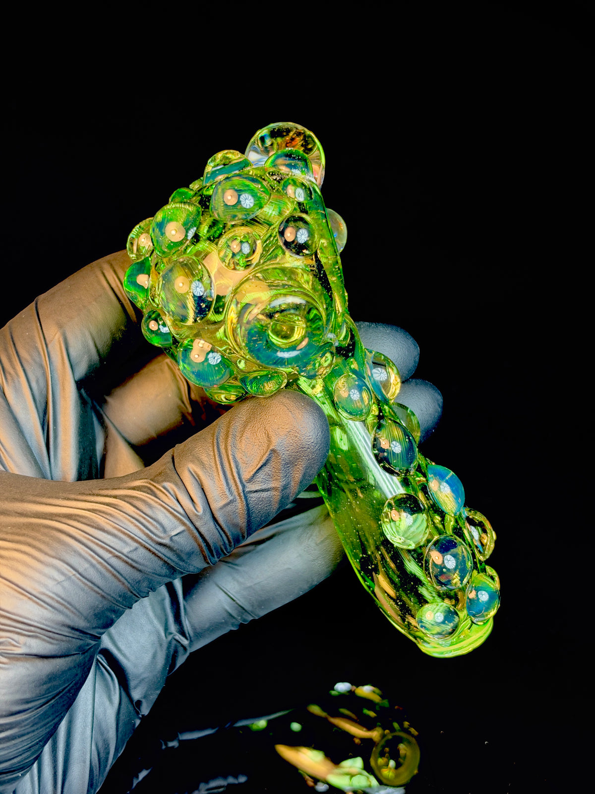 Tropical Green 2x Opal Pipe