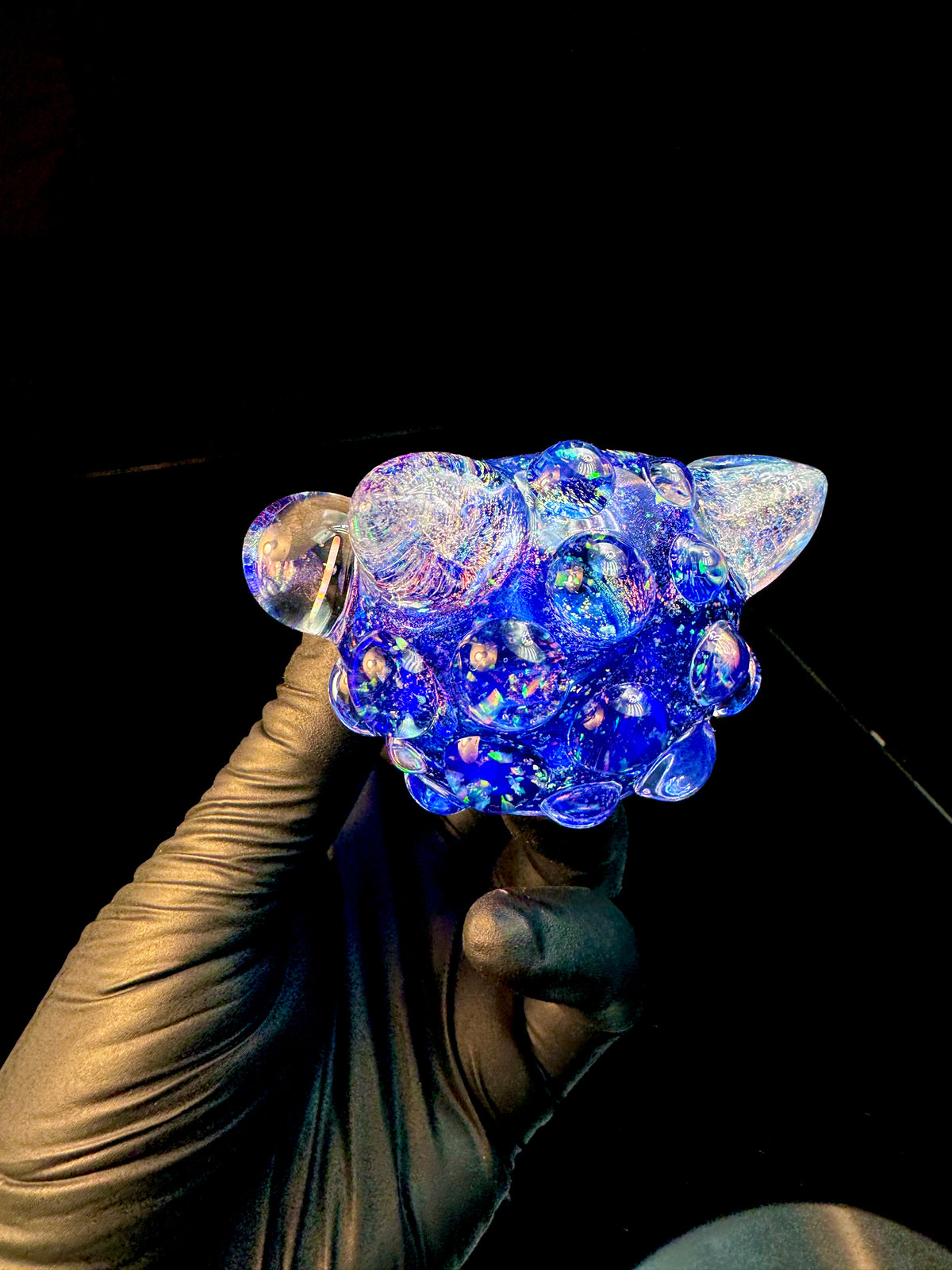 Cat ears dichroic cropal opal pipe