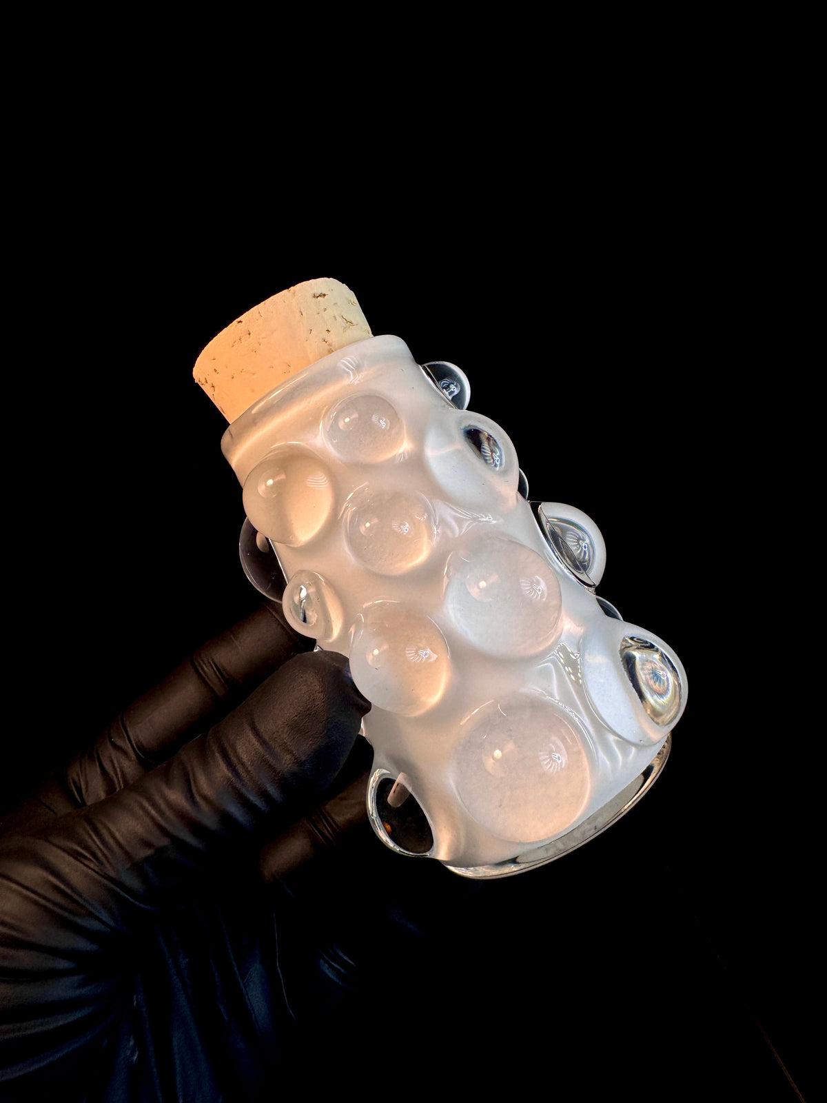 XL Star white flat bottom nug Jar