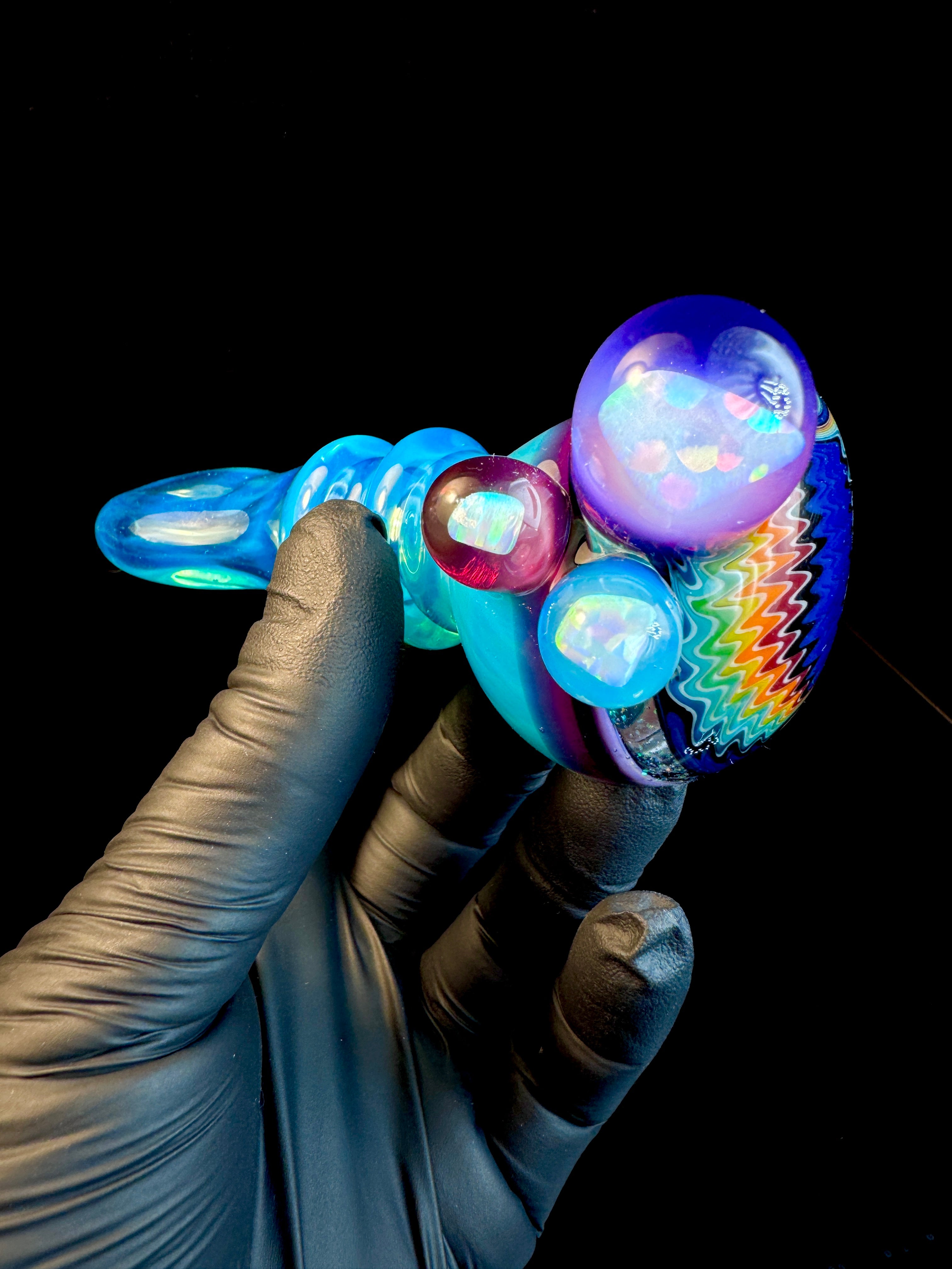 Wigwag opal pipe