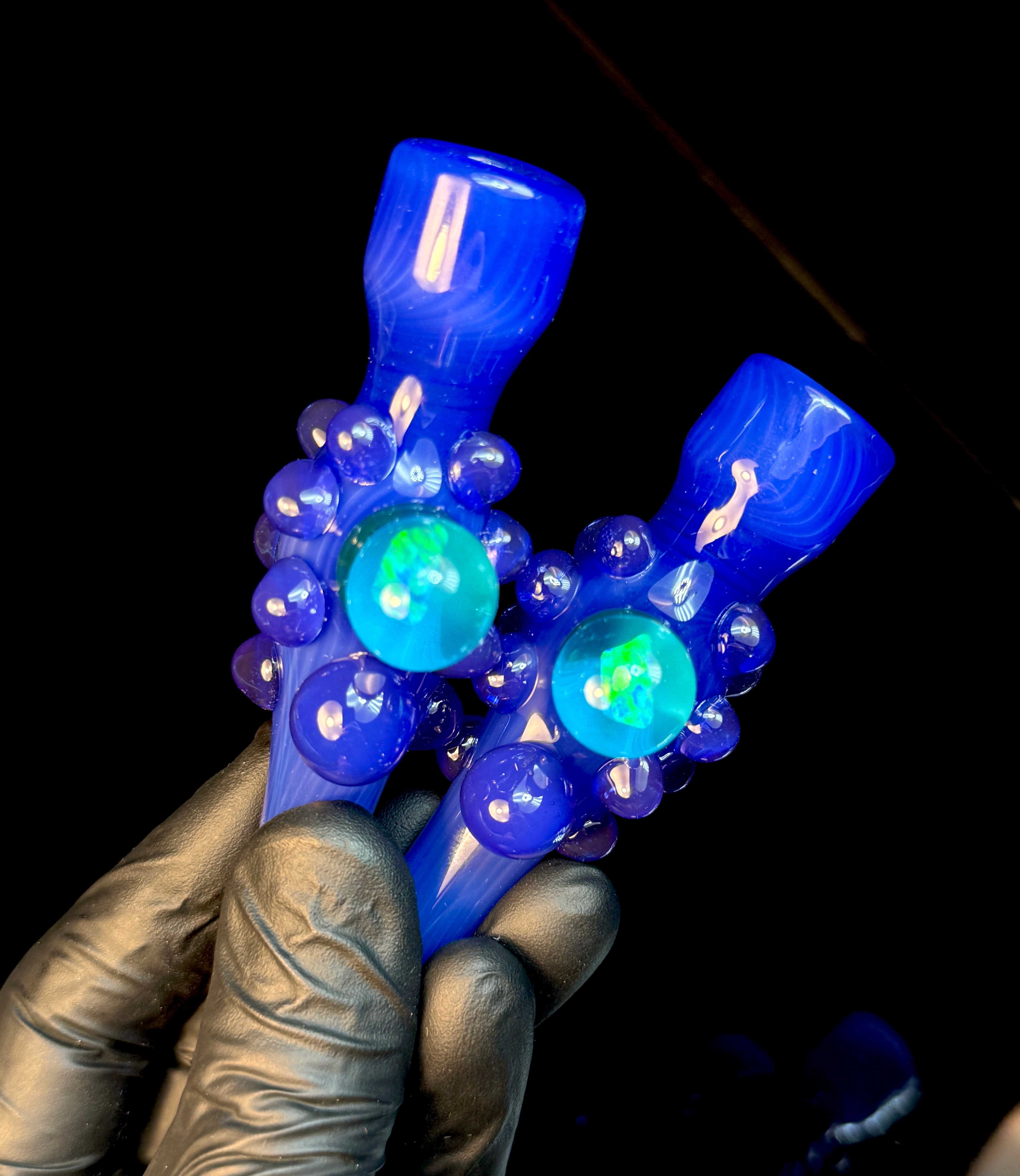 Blue Cheese Blue Opal Chillum