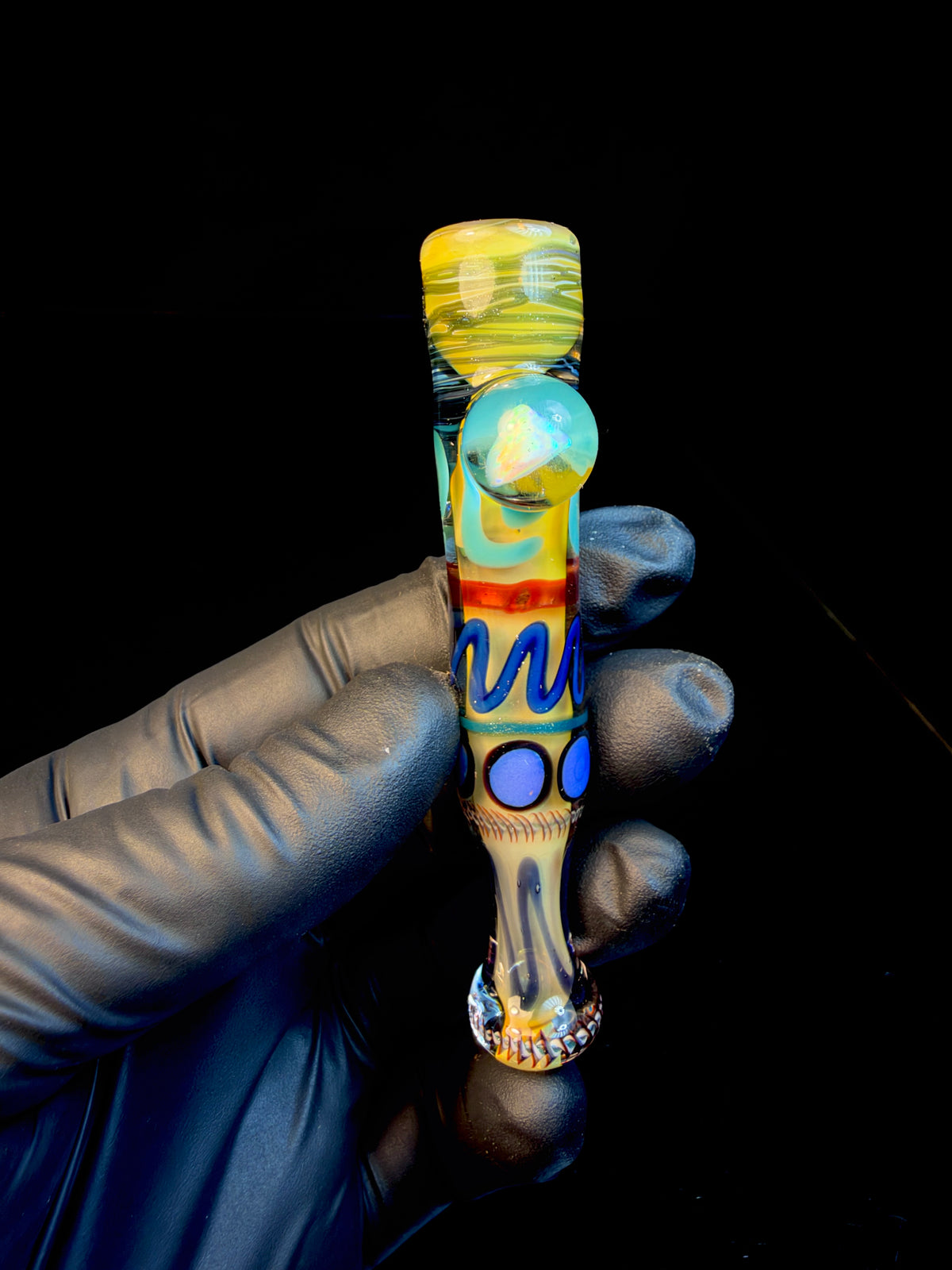 Gold fumed inside out bat