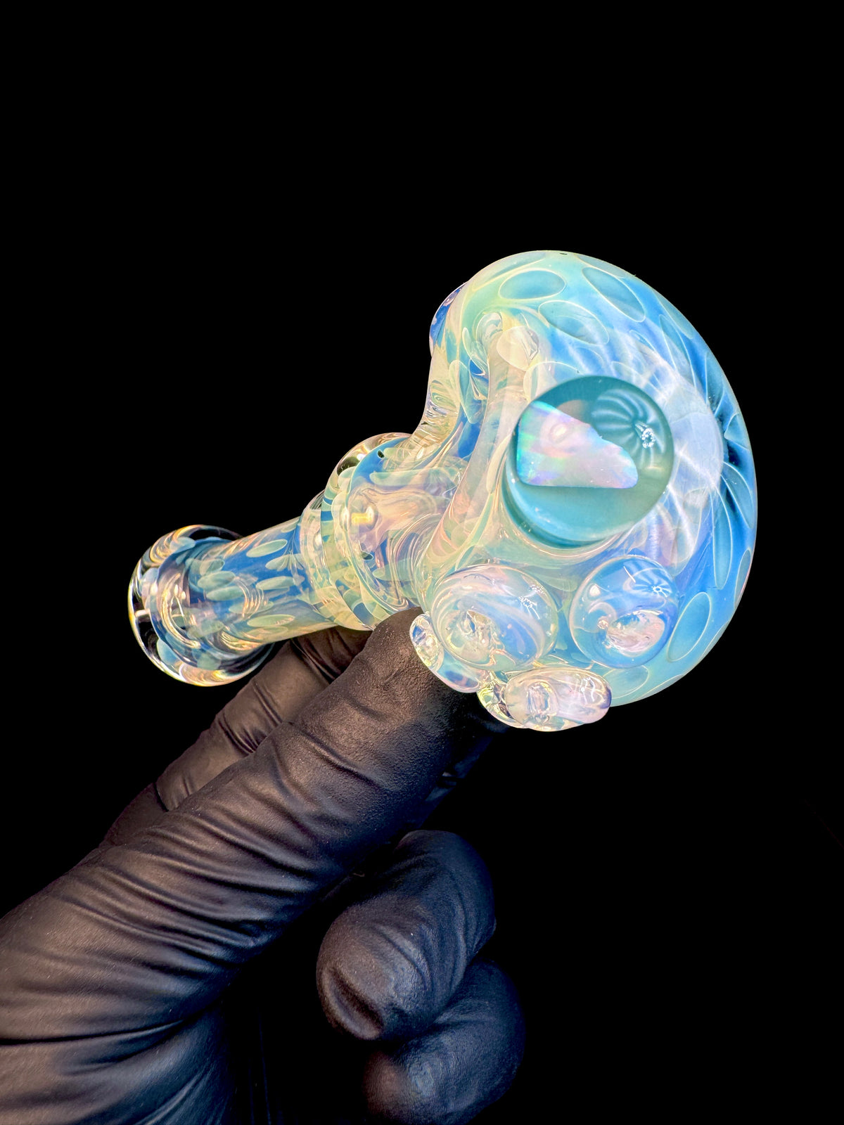 Silver Fume x Secret white opal spoon