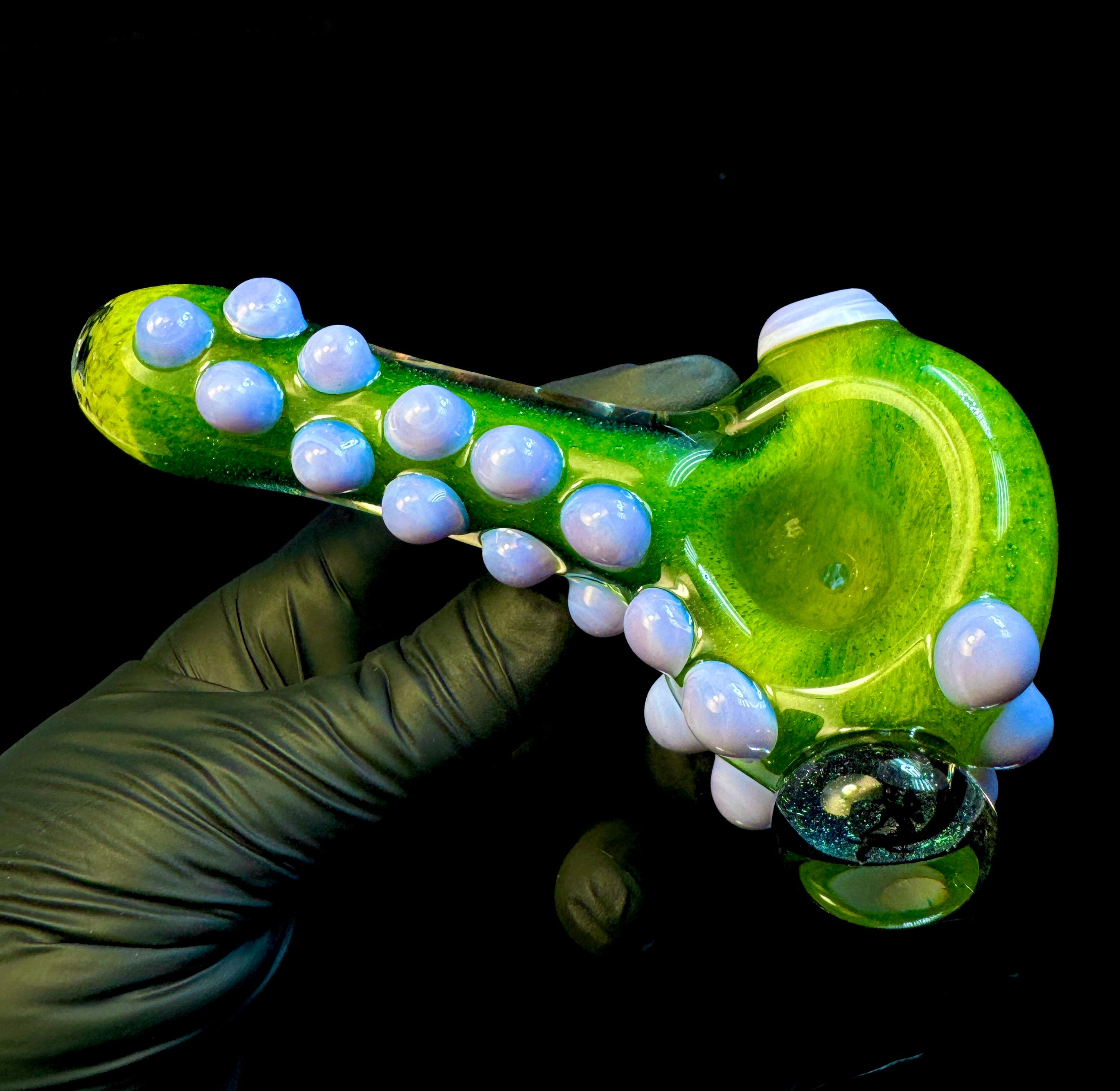 Dichroic dandelion fairy pipe