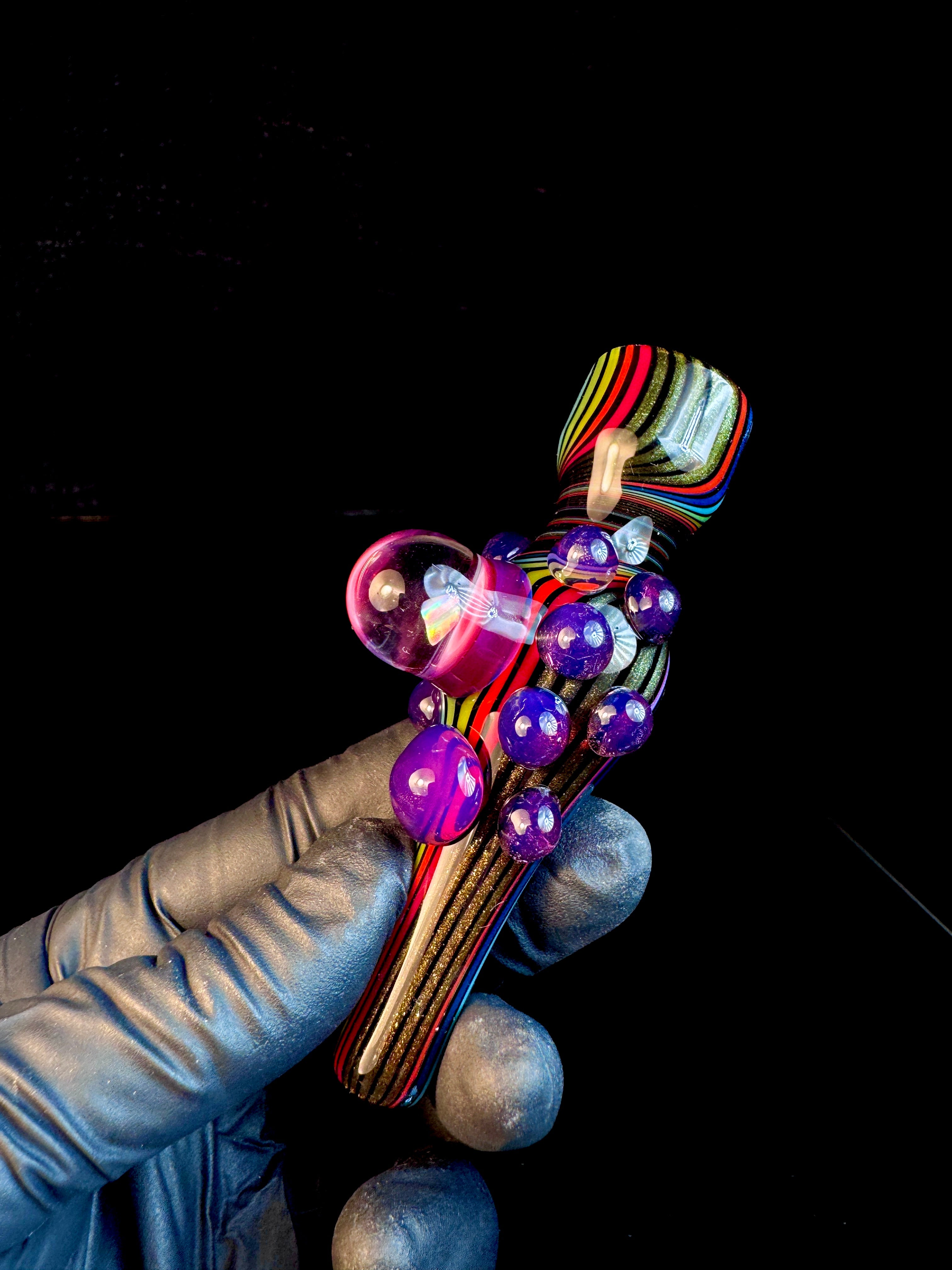 Steel rainbow x Royal jelly opal chillum