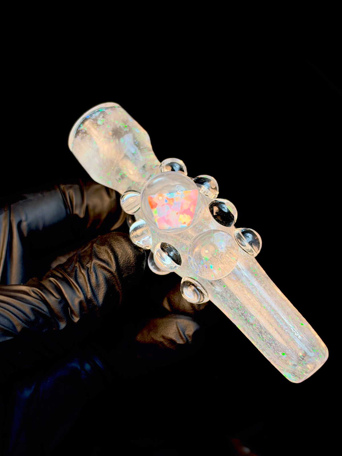 White Satin Cropal Chillum