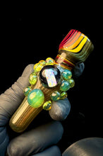 Load image into Gallery viewer, Razzi fire opal chillum
