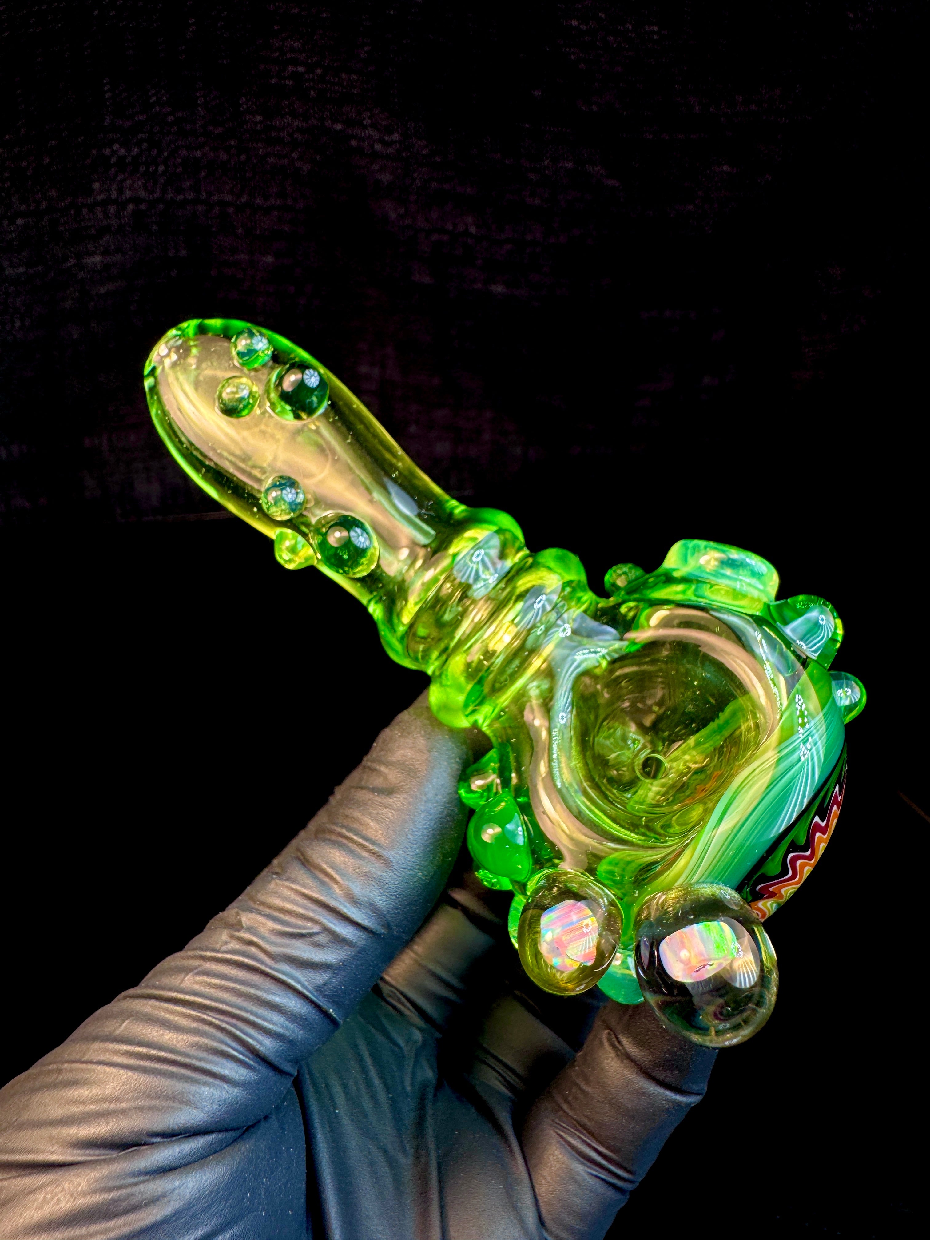 Slyme wigwag opal pipe