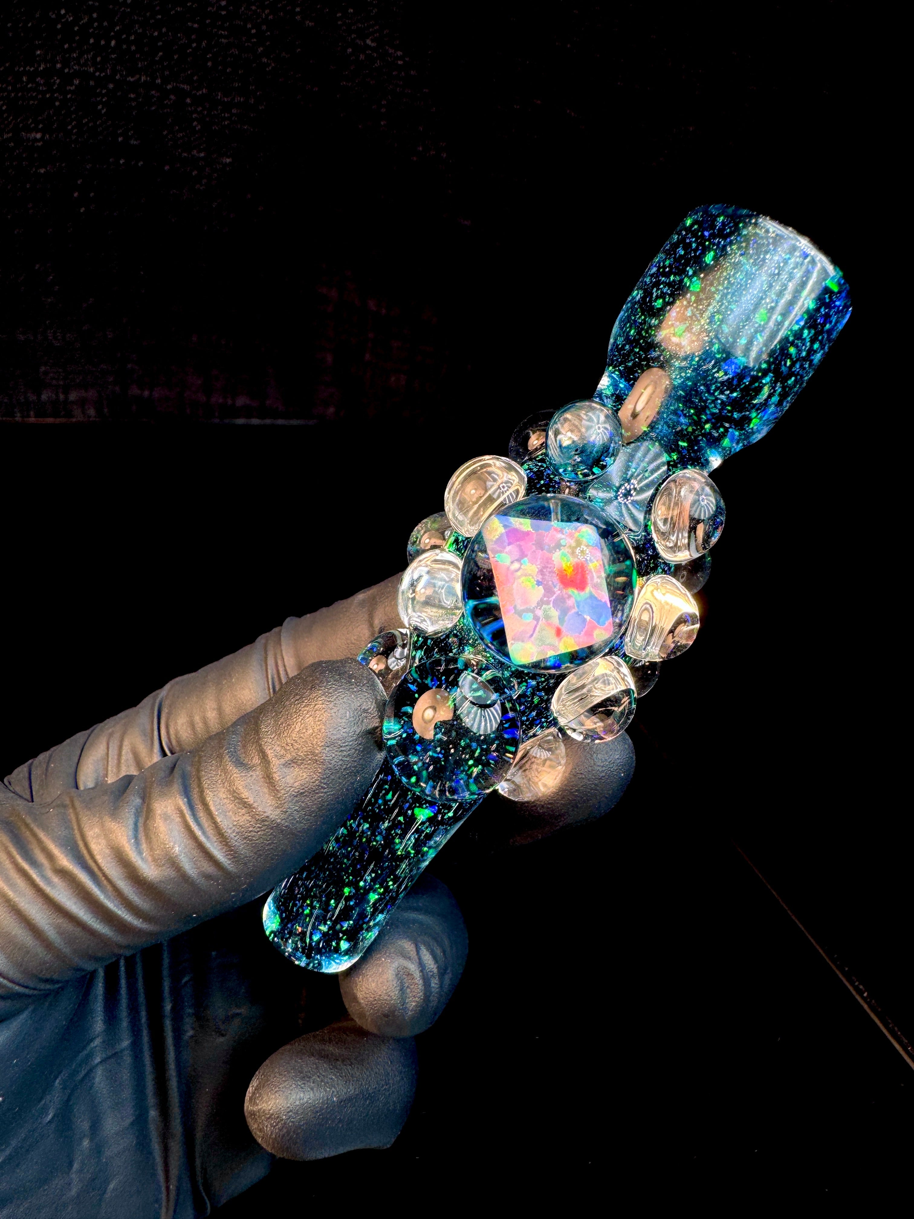 Green Cropal opal Chillum