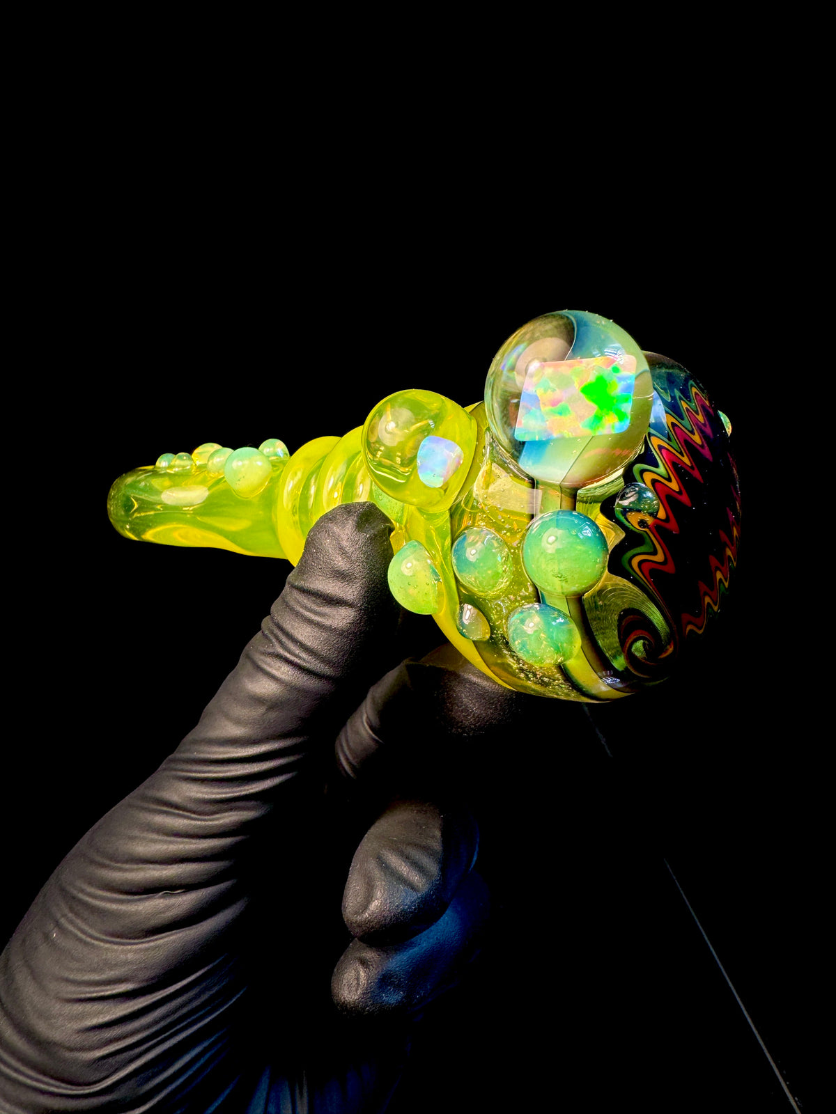 Wigwag opal pipe