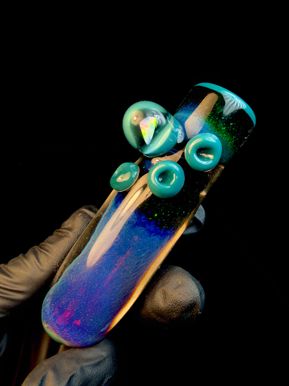 Jet black x AP opal brickhouse chillum