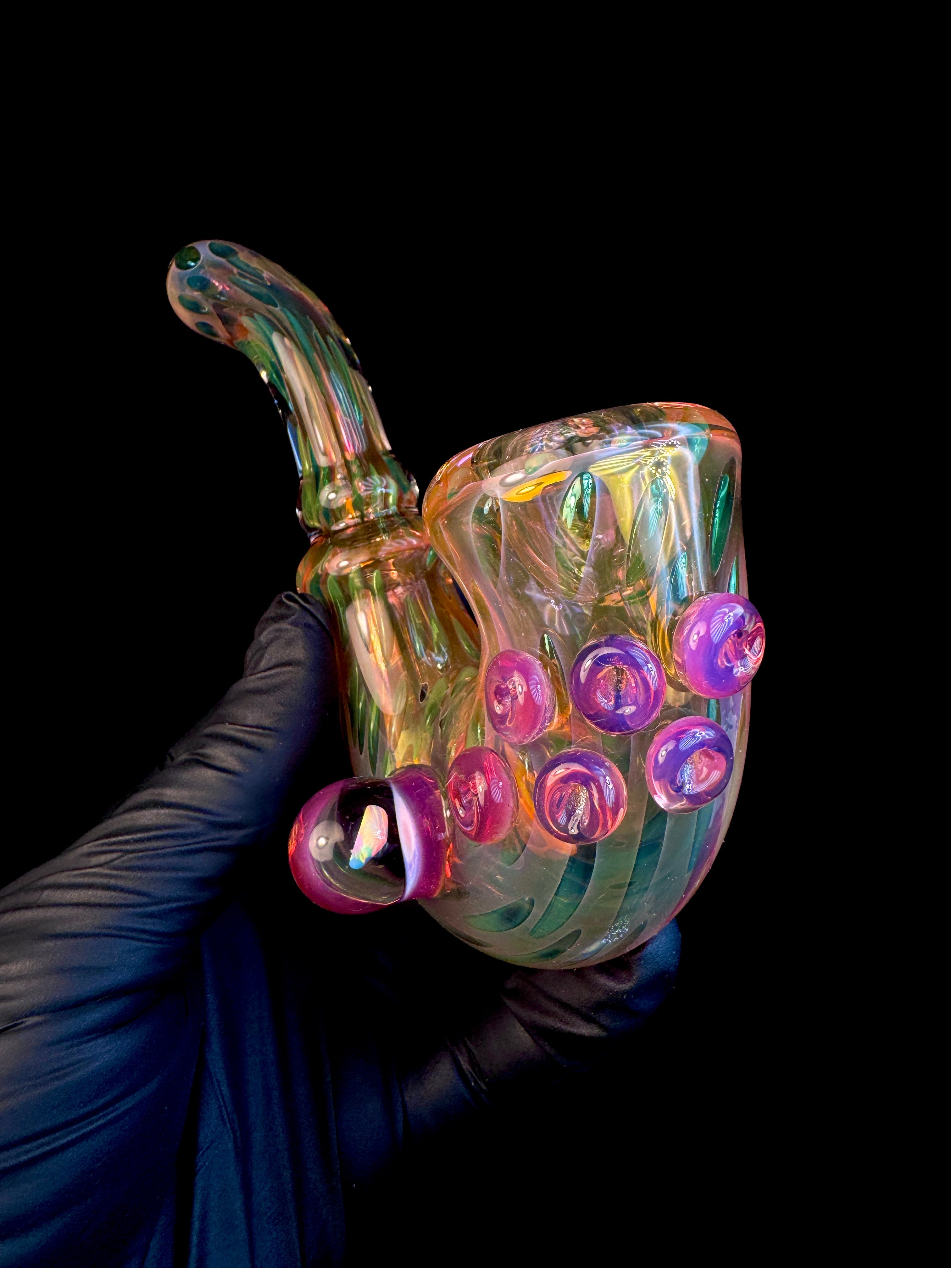 Gold fume x pink slyme opal lock