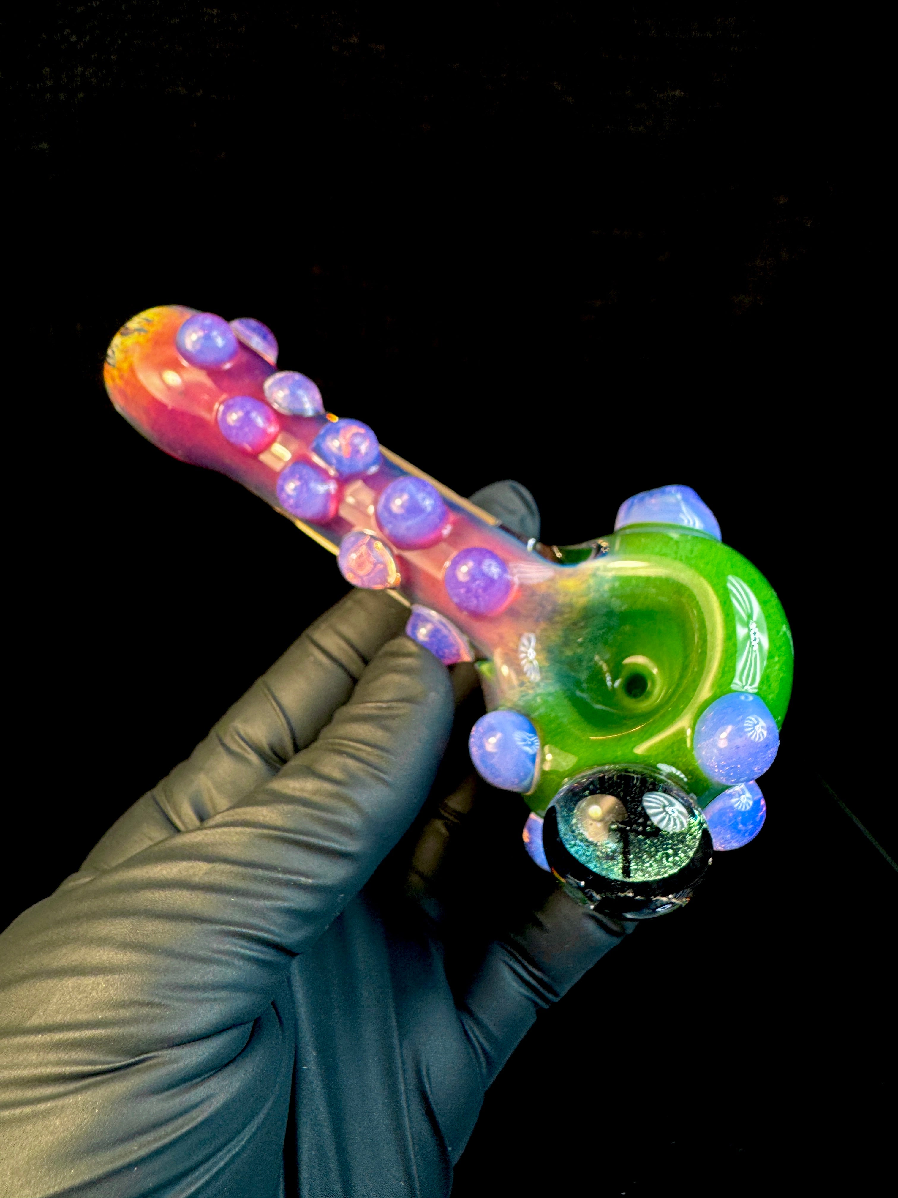 Dichroic disc golf spoon