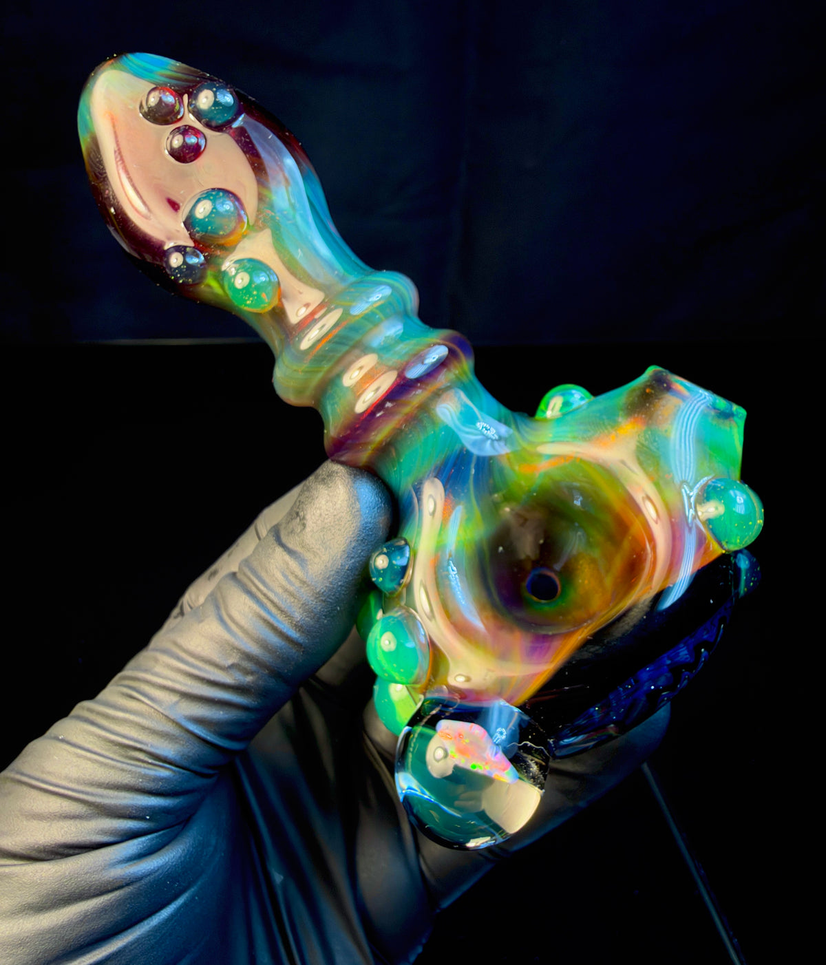 Wigwag opal pipe