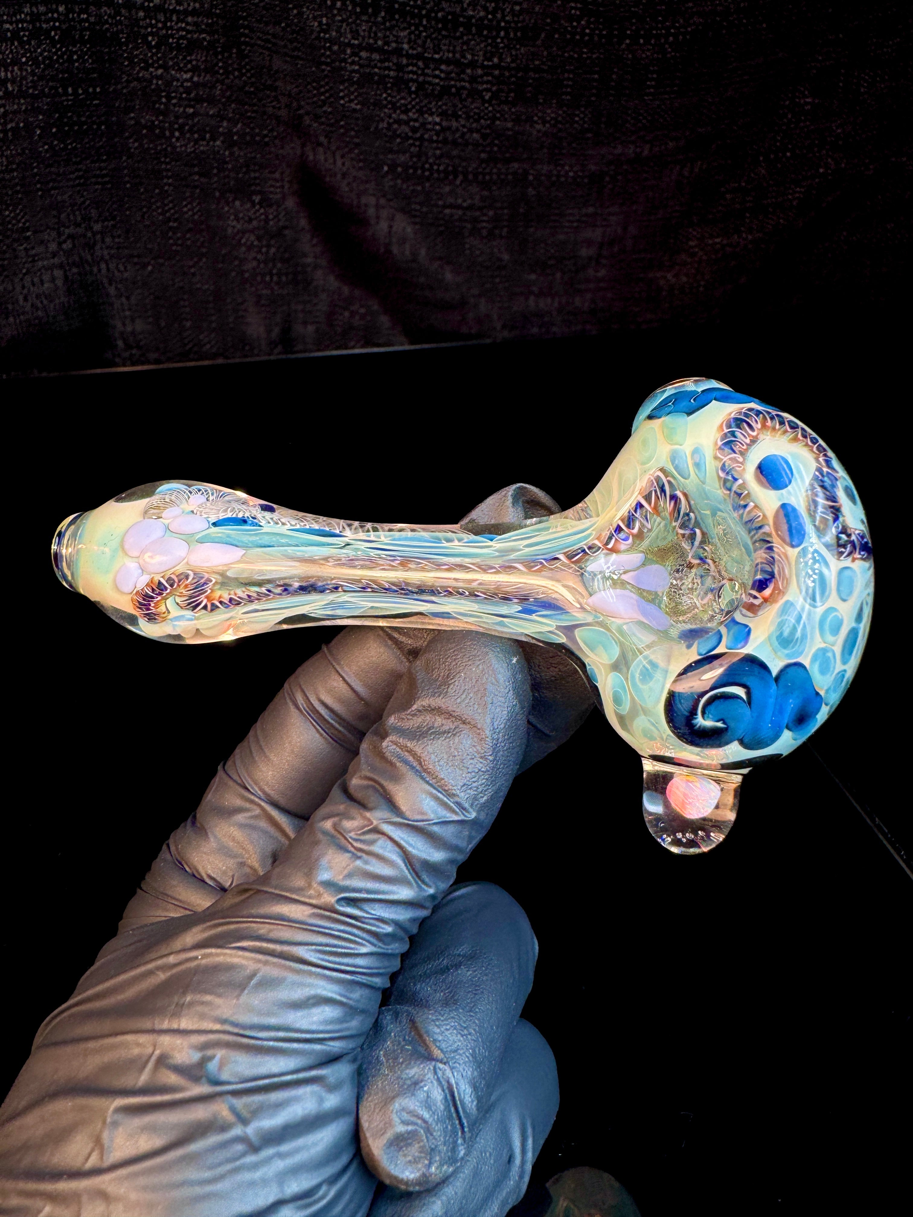 Cane fume opal spoon