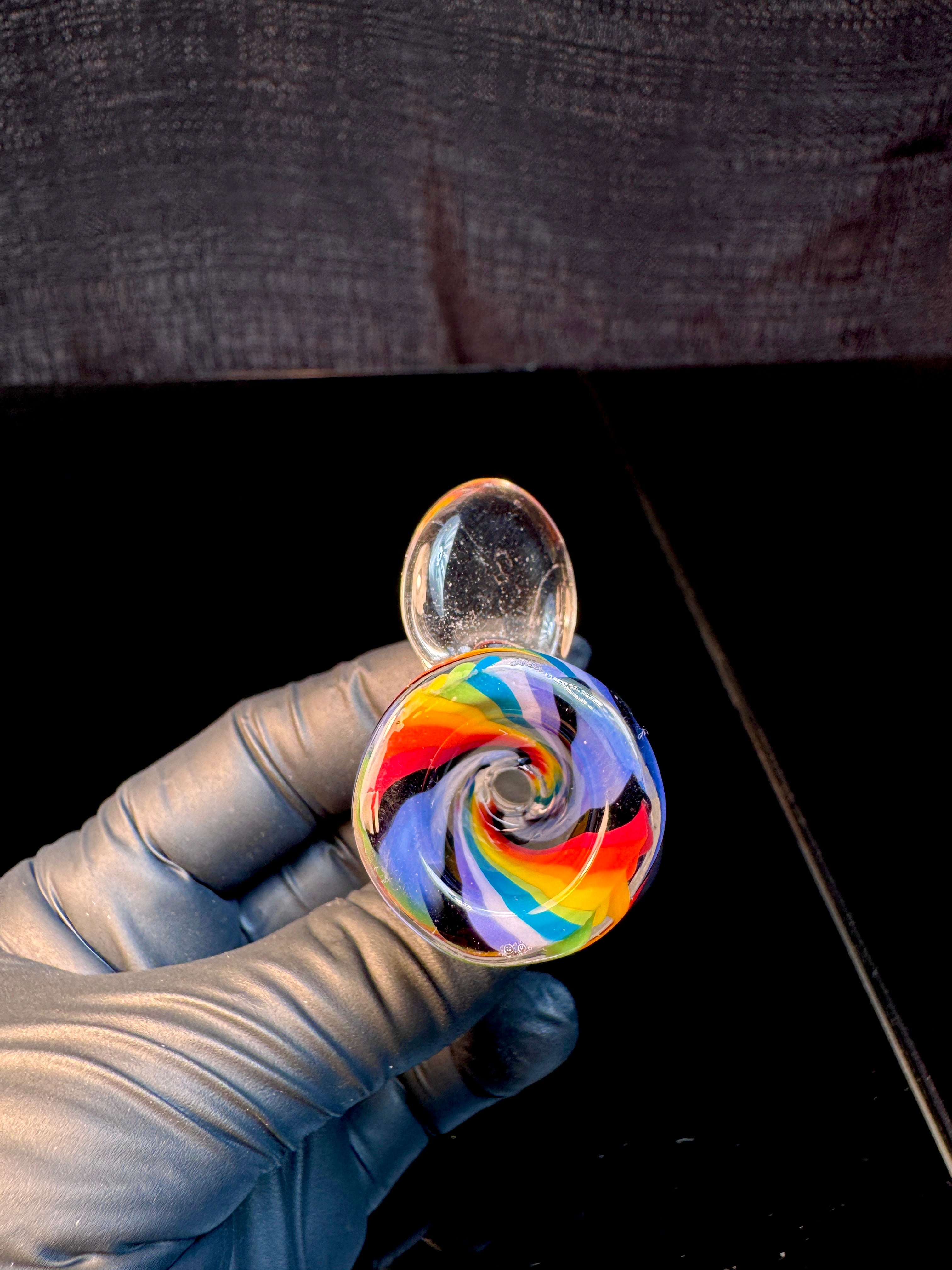 14mm Plum rainbow snapper Slide