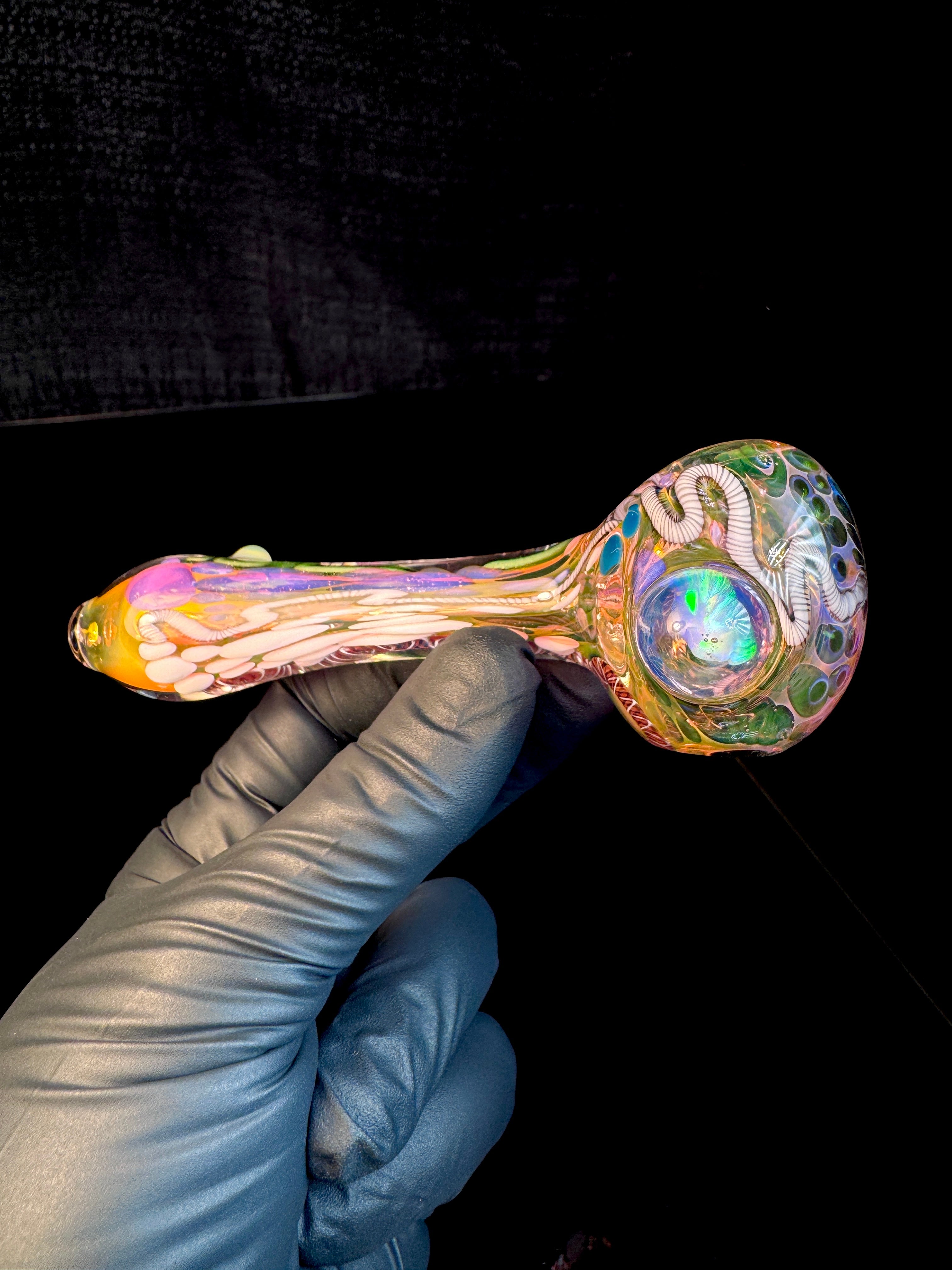 Milky Slyme Premo Fume Cane Spoon