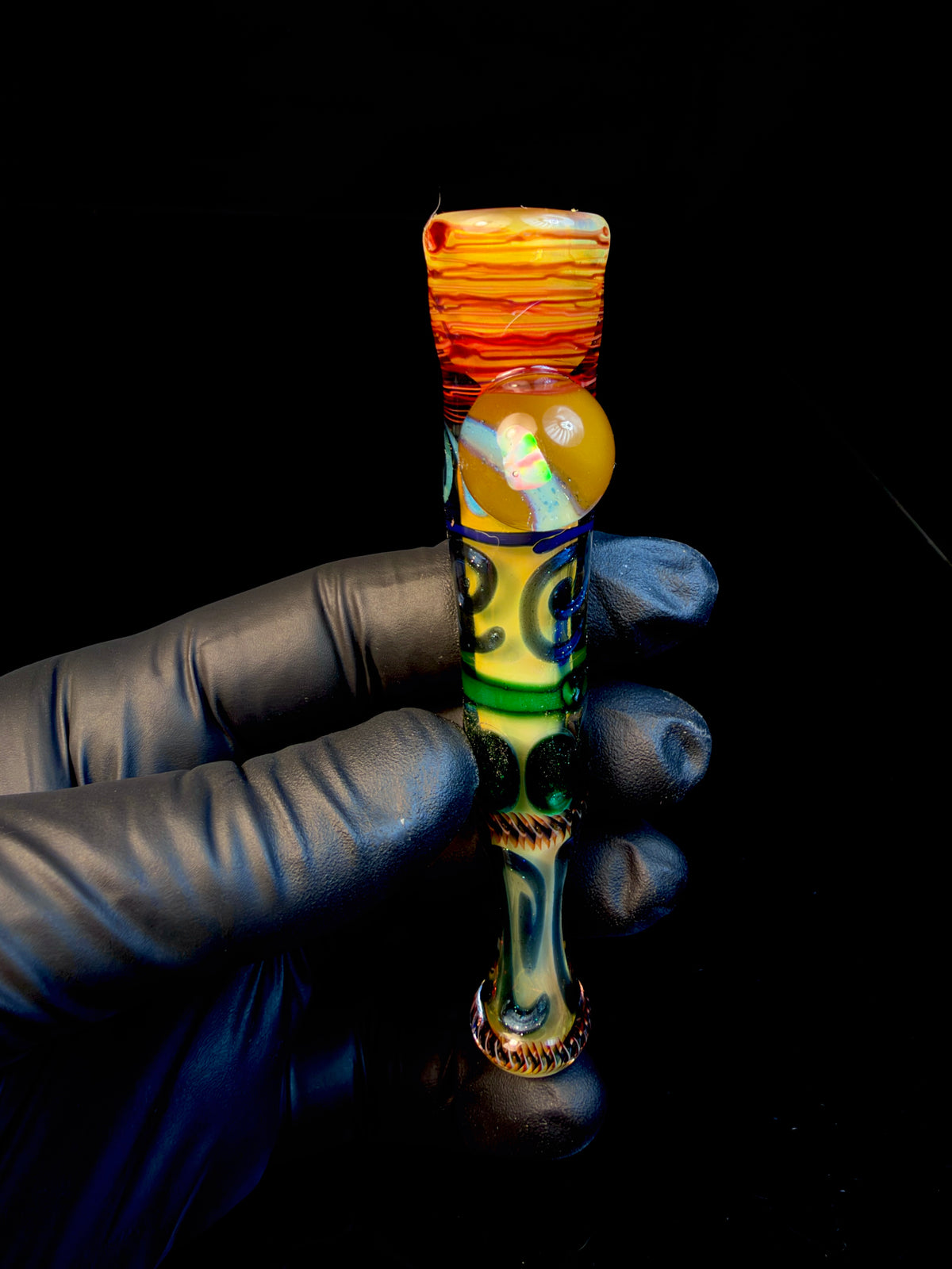 Gold fumed inside out bat