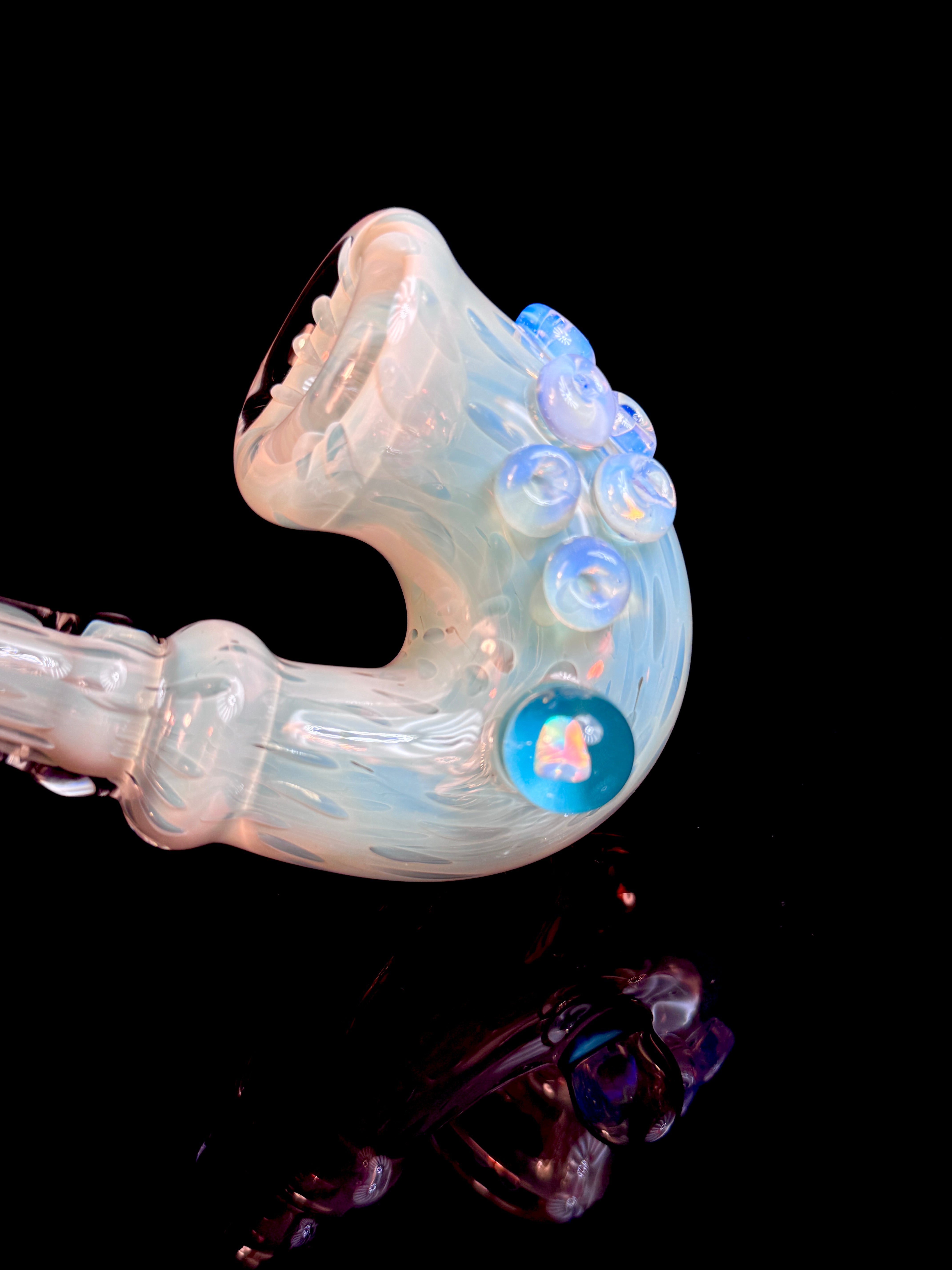 Fumed color changing opal sherlock