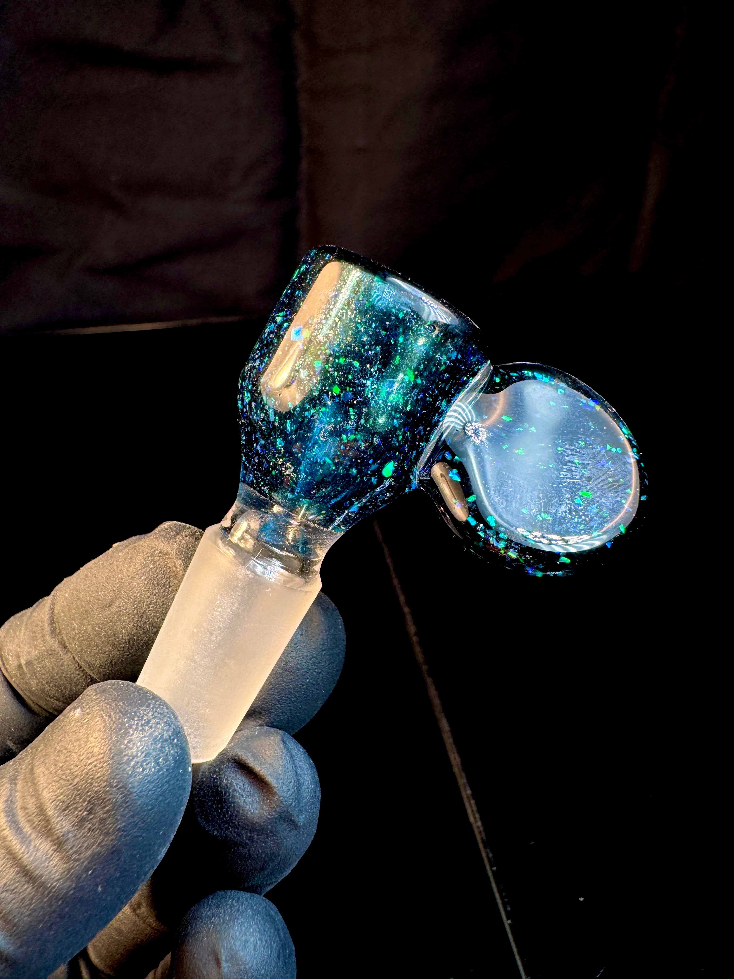 14mm Turquoise cropal snapper Slide