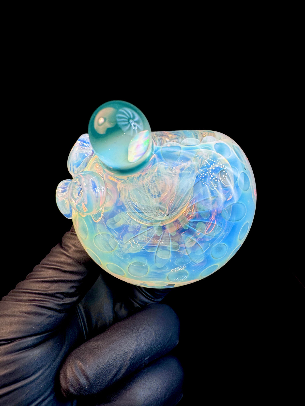 Silver Fume x Secret white opal spoon