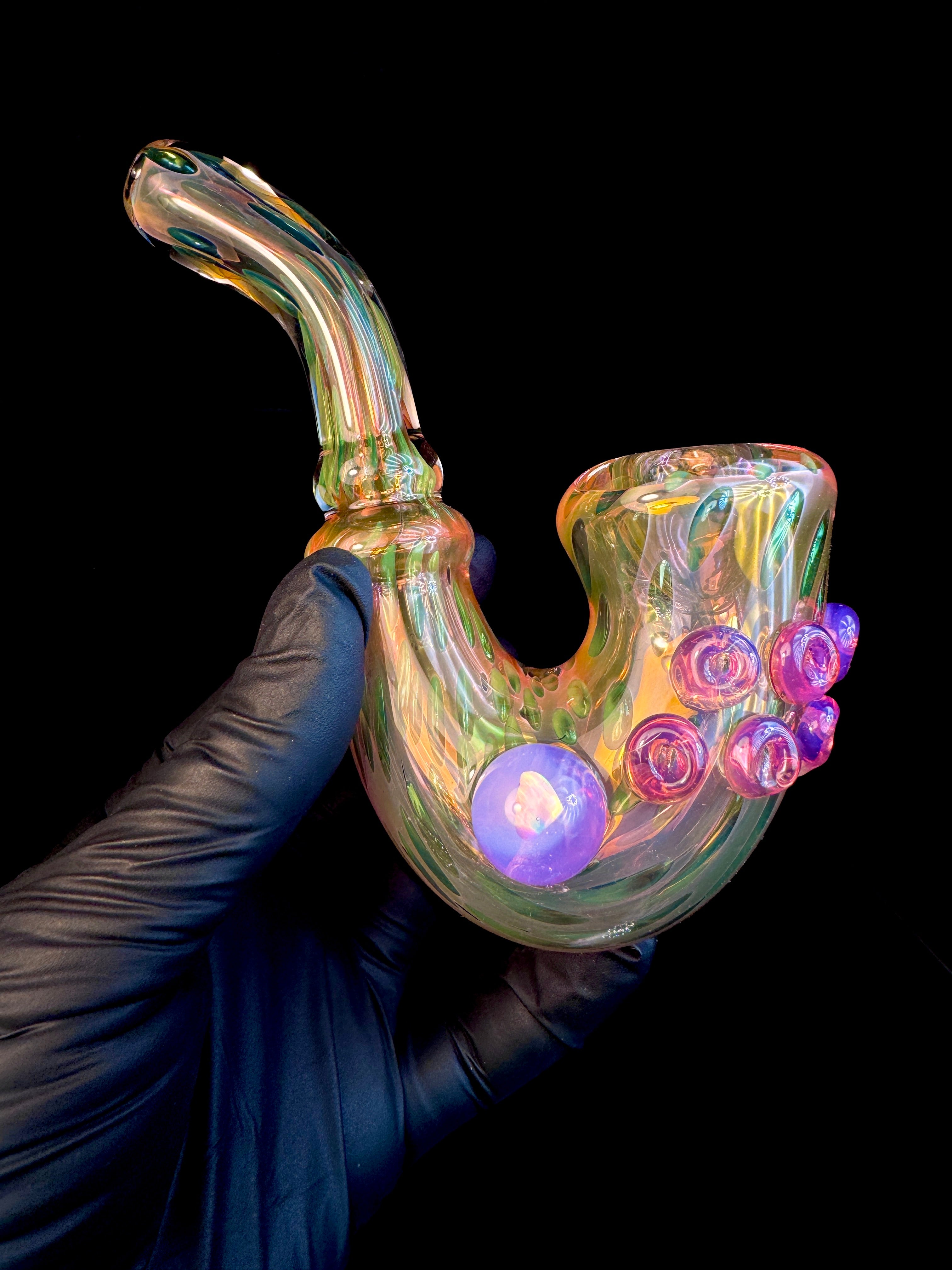 Gold fume x pink slyme opal lock