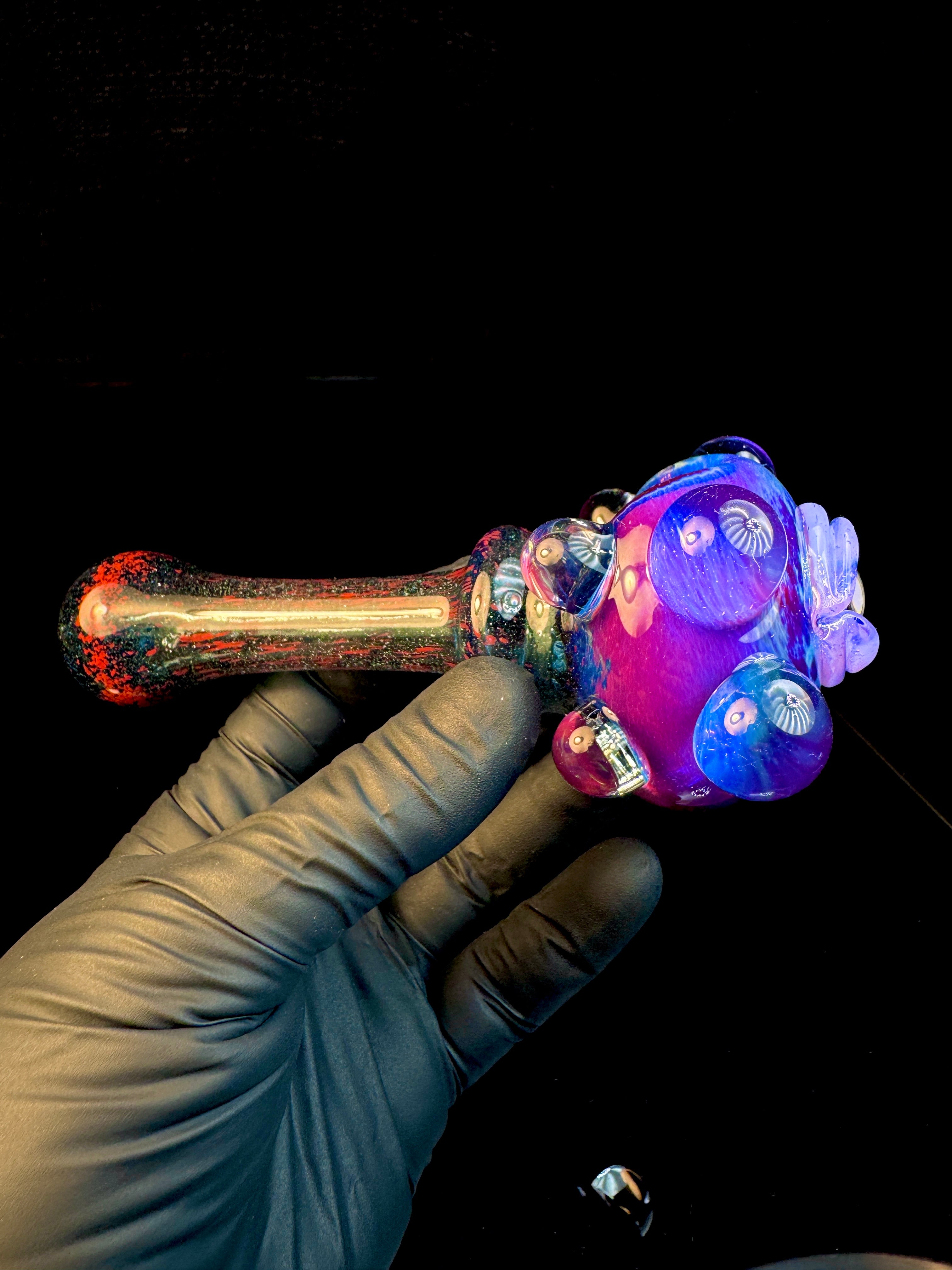 Midnight magenta x Blue stardust eyeball monster