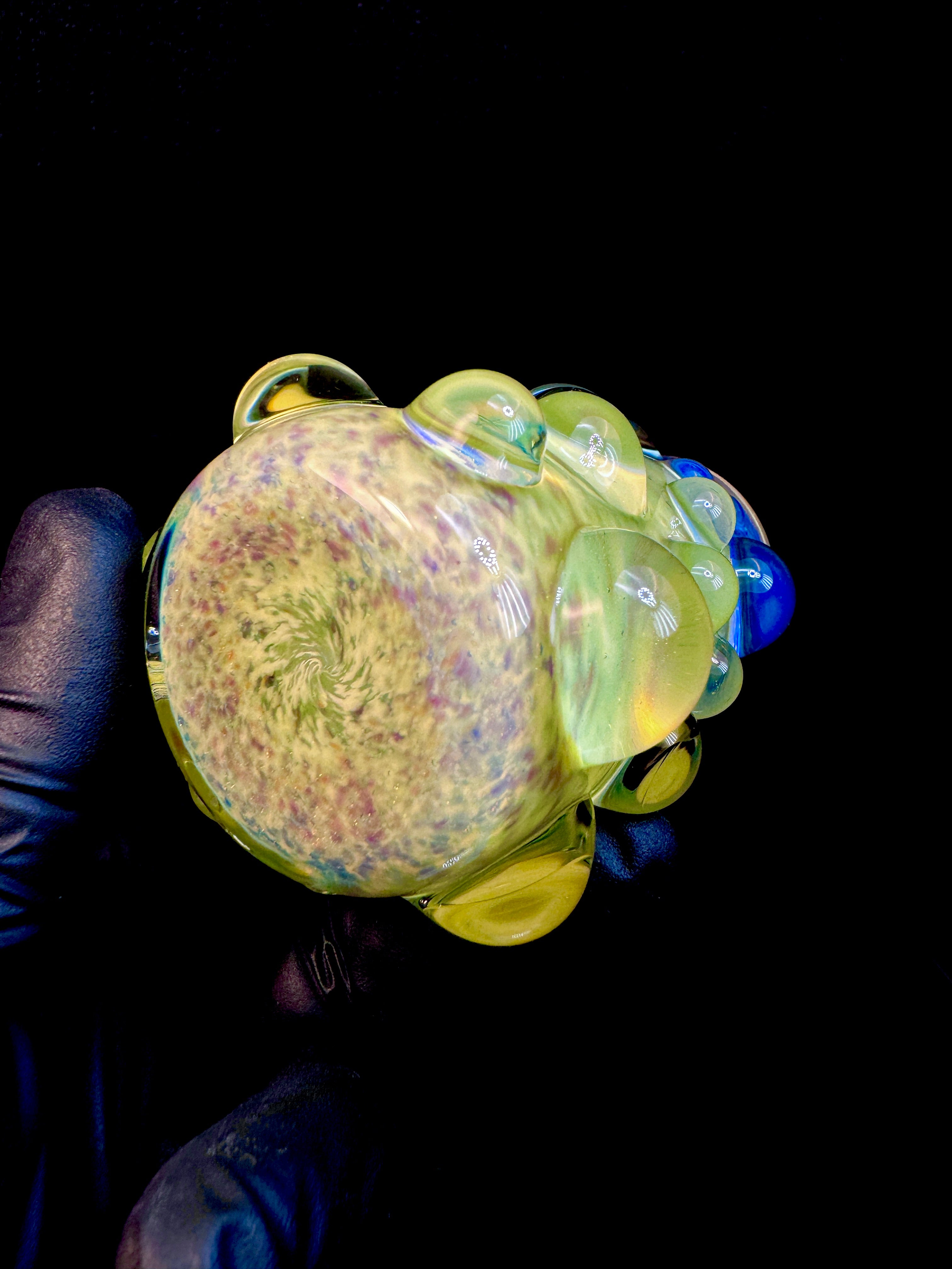 Mystery adventurine flat bottom nug Jar
