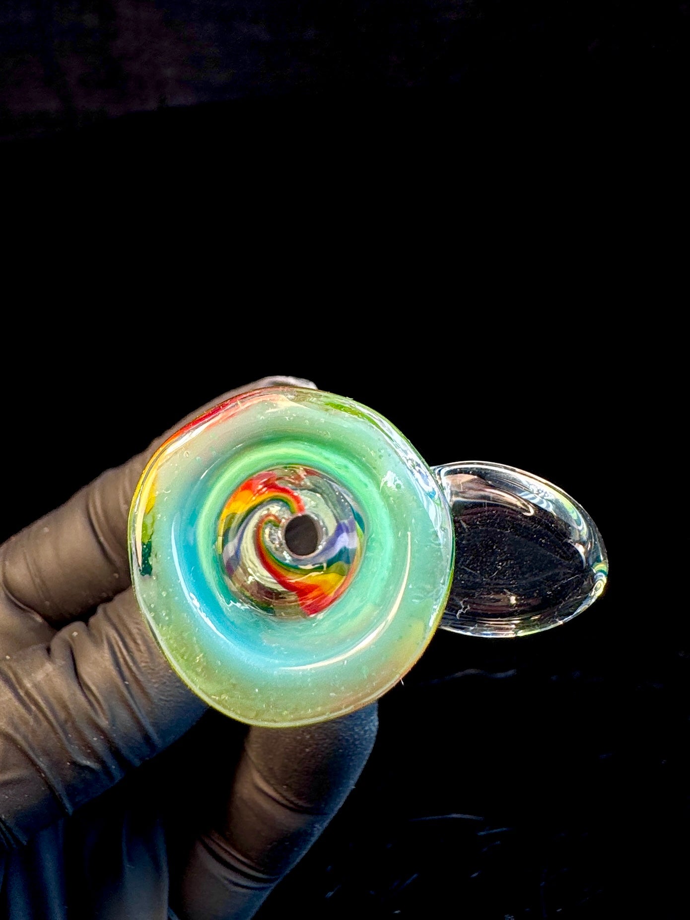 14mm Green jelly x slyme rainbow two tone snapper bowl